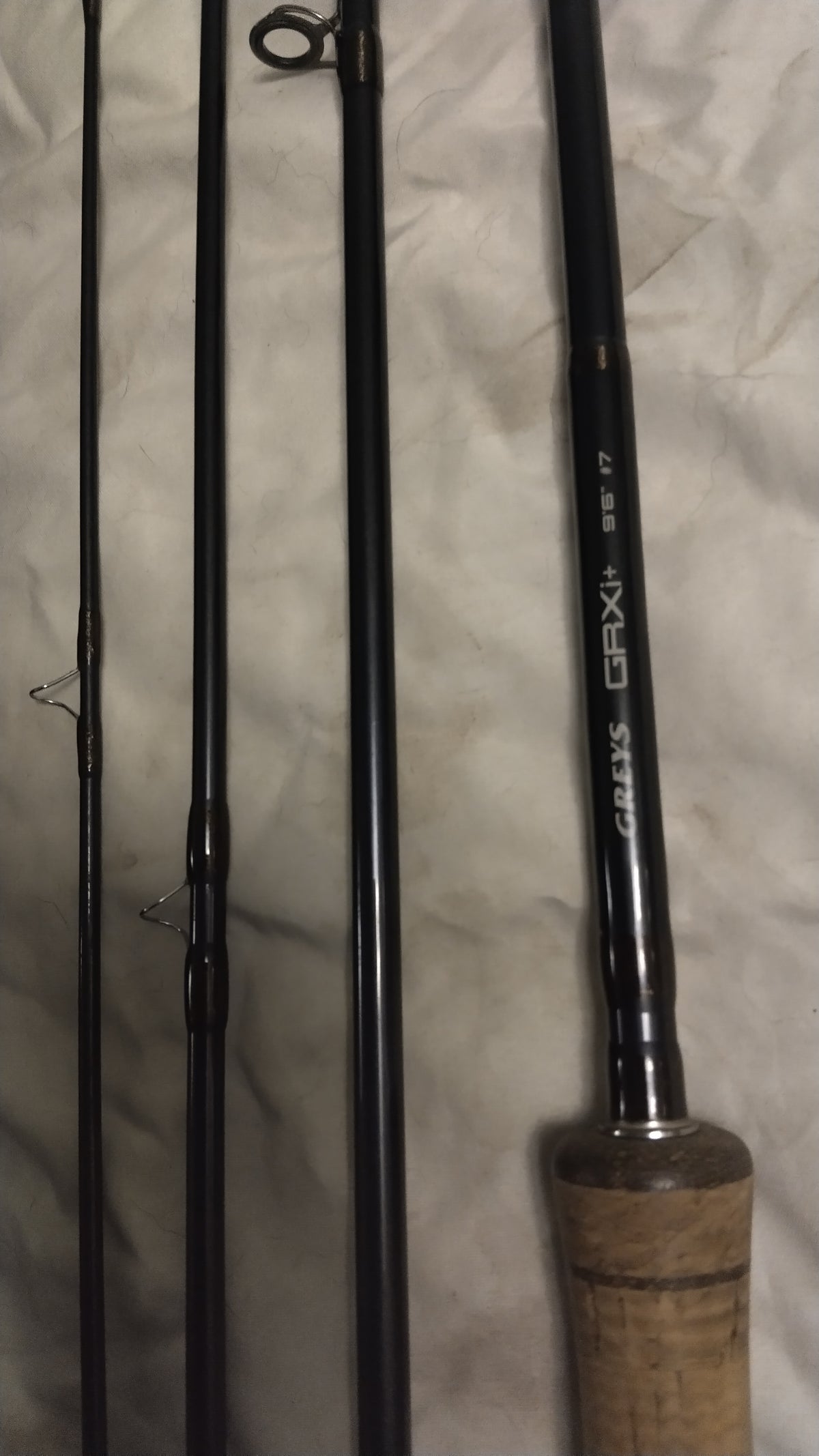 Greys GRXi+ 9ft 6in #7 Fly Fishing Rod 4 Piece with Zip Carry Tube Superb