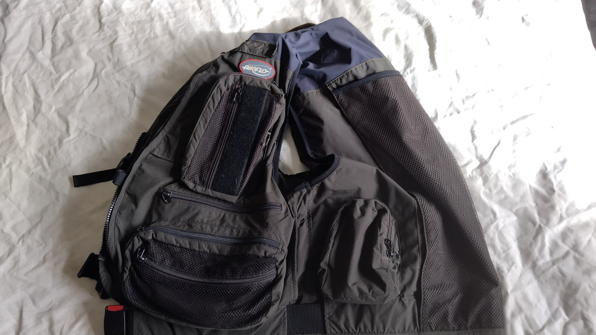 Airflo Inflatable Fly Fishing Vest Size Large L – Superb Used Condition