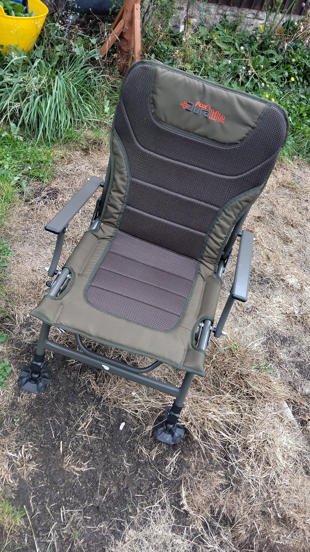 Fox Duralite Carp Fishing Chair with Arms – Excellent Used Condition