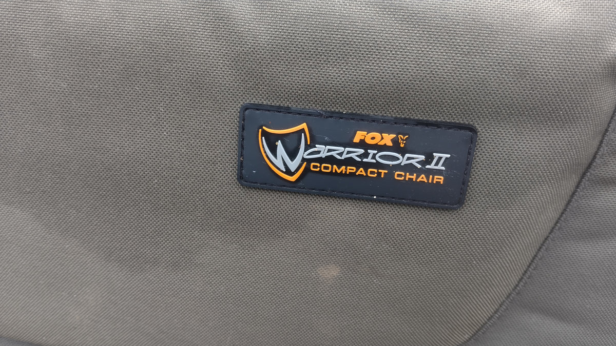 Fox Warrior Compact Carp Fishing Chair Lightweight Bankside Seat Good Used