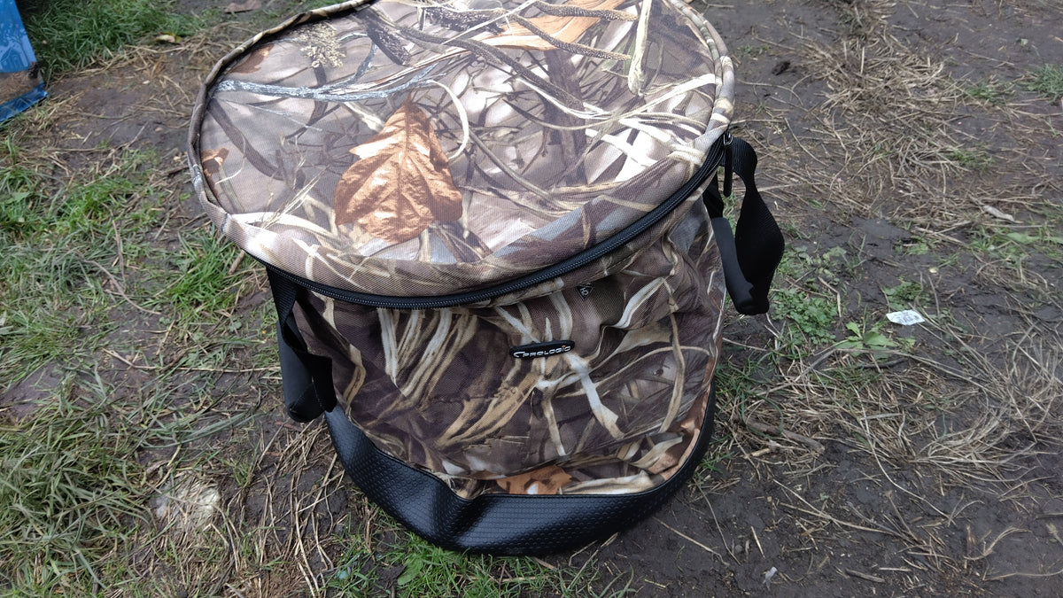 Prologic XL Camo Insulated Folding Bait Bucket Carp Fishing Boilies Barely Used