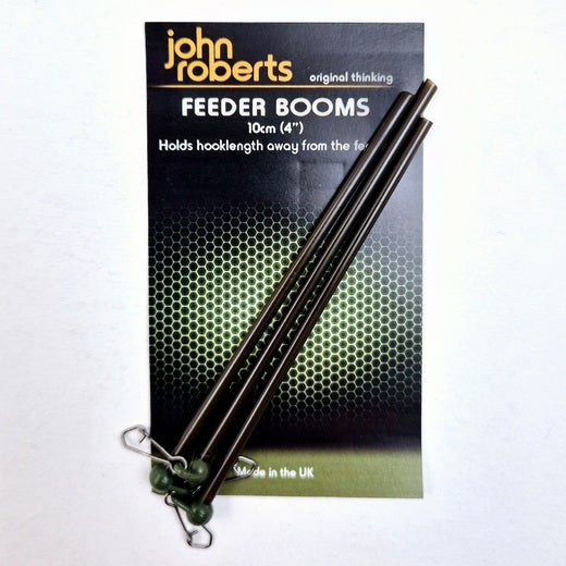 John Roberts Long Feeder Ledger Booms - 10cm Anti-Tangle Rig - Pack of 3