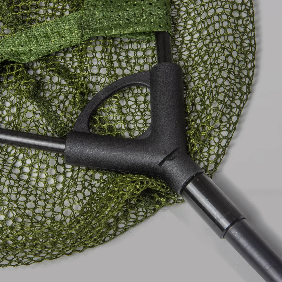 Saber Vexor 42" Carp Landing Net 6ft 2 Piece Handle Staff Fish Friendly Mesh