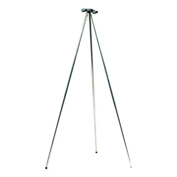 5ft Two Rod Beach Fishing Tripod - Lightweight Alloy - Swaged Leg Points & Twin Head