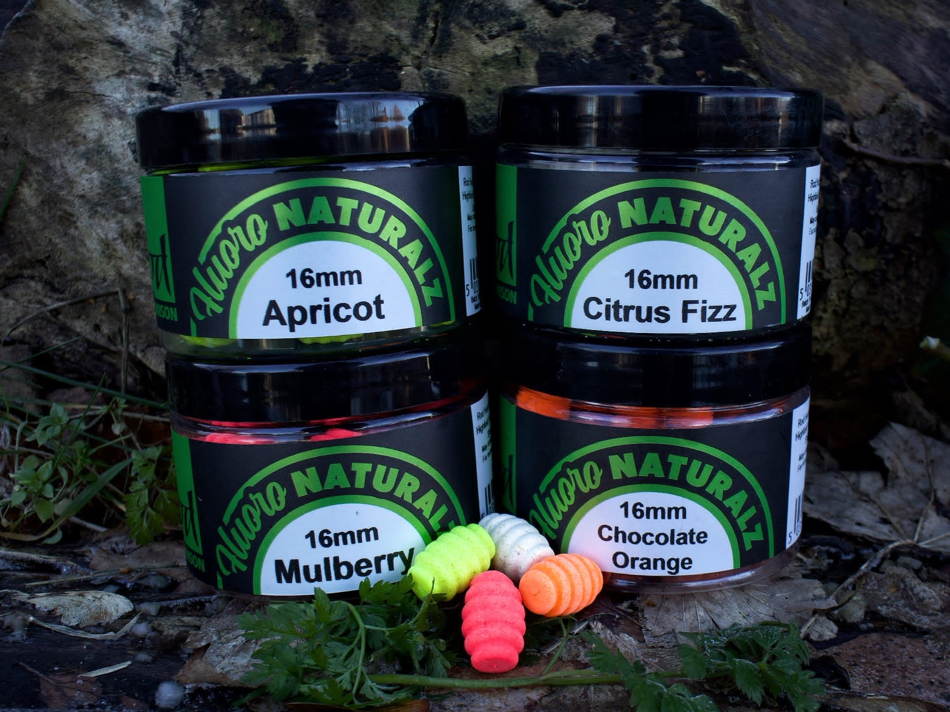 Rod Hutchinson Naturalz Wafter and Fluoro Wafter Carp Fishing Hookbaits