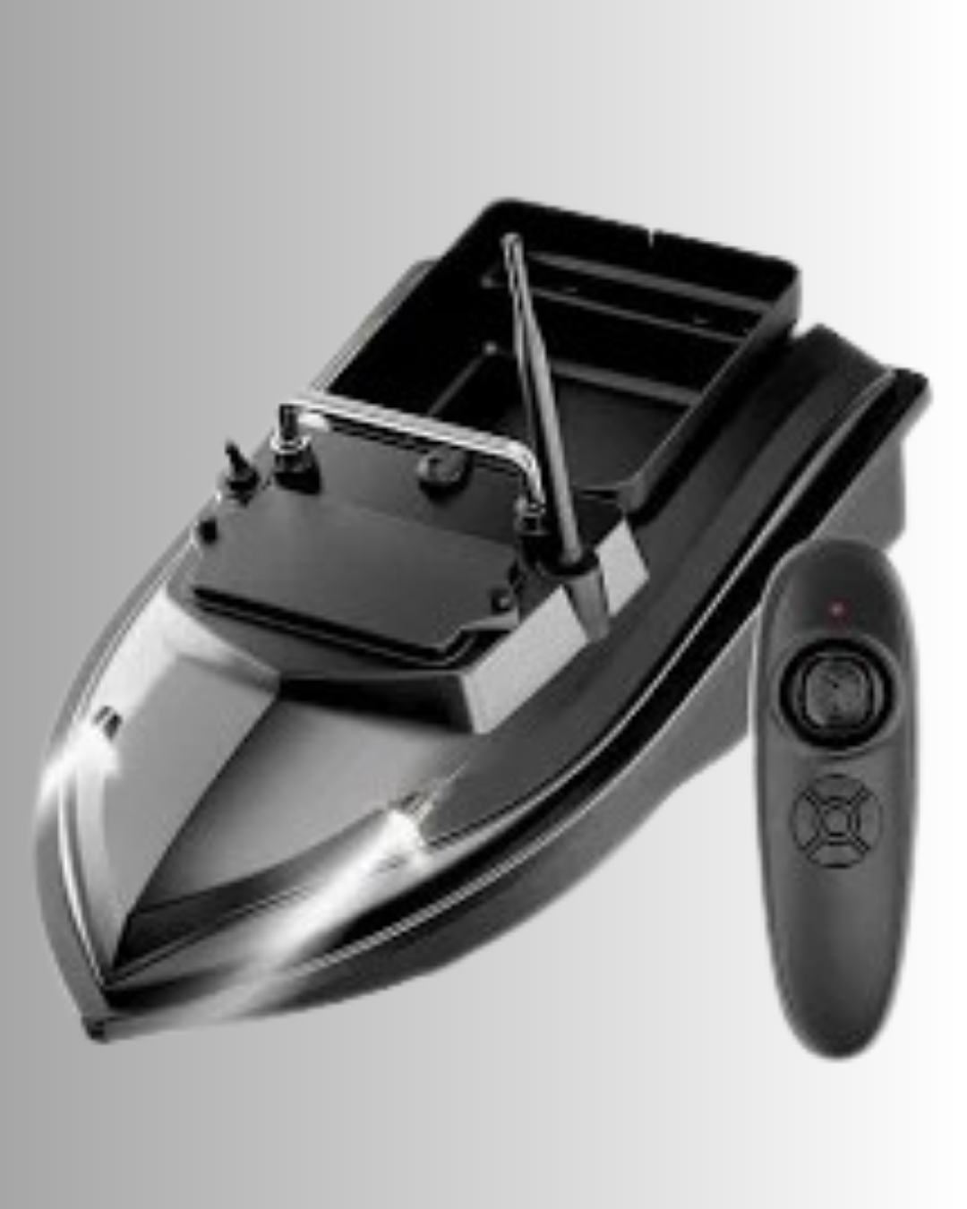 No Frills Bait Boat | 500m Range | 2KG Capacity | Auto Cruise | Dual Motor