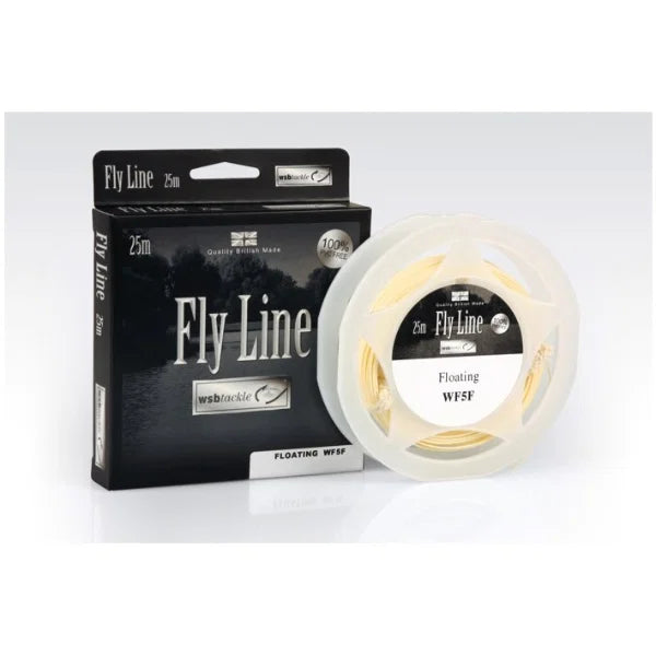 Weight Forward Fly Line WF7 Floating (Yellow) Sinking (Black) Trout Coarse