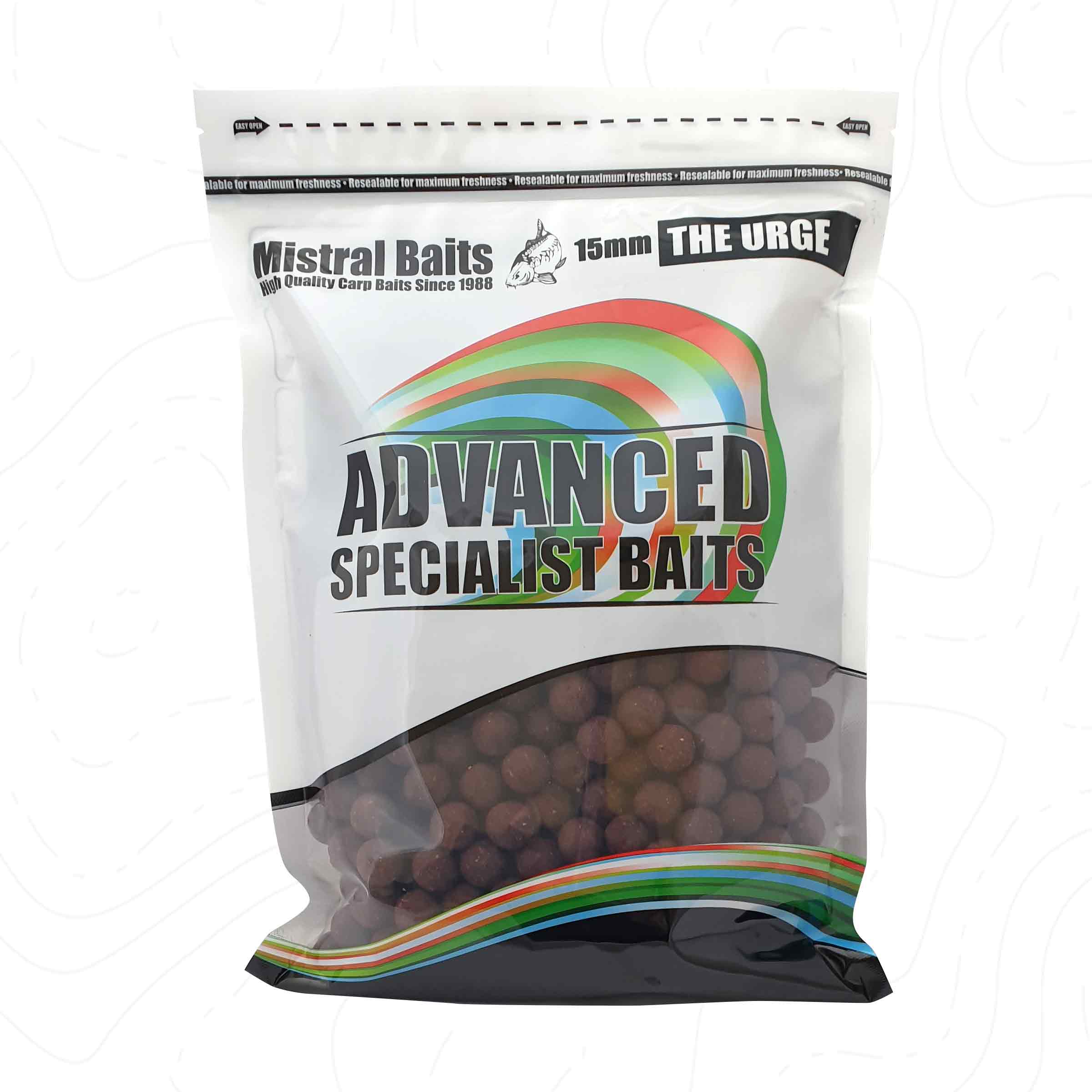 Mistral Baits "The Urge" Boilie Range