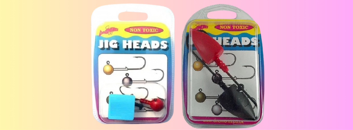 Dinsmores Jig Heads Soft Rubber Lure Fishing Various Sizes 3 Per Pack
