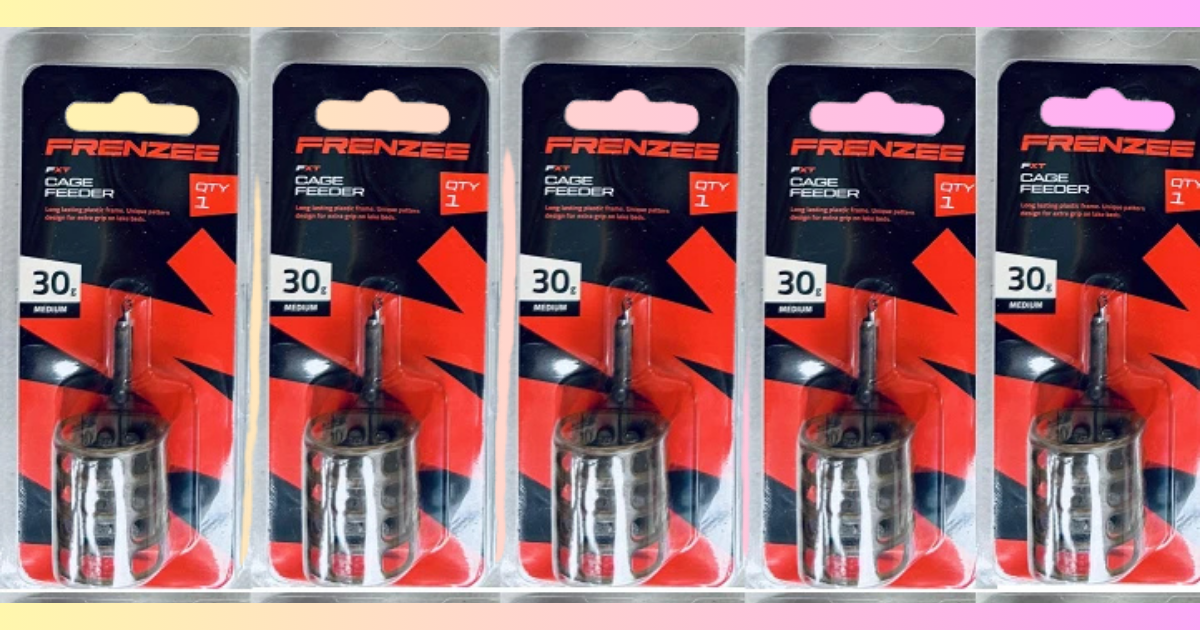 Frenzee FXT Plastic Cage Feeder - Camo Groundbait Feeders All Sizes Match Angling
