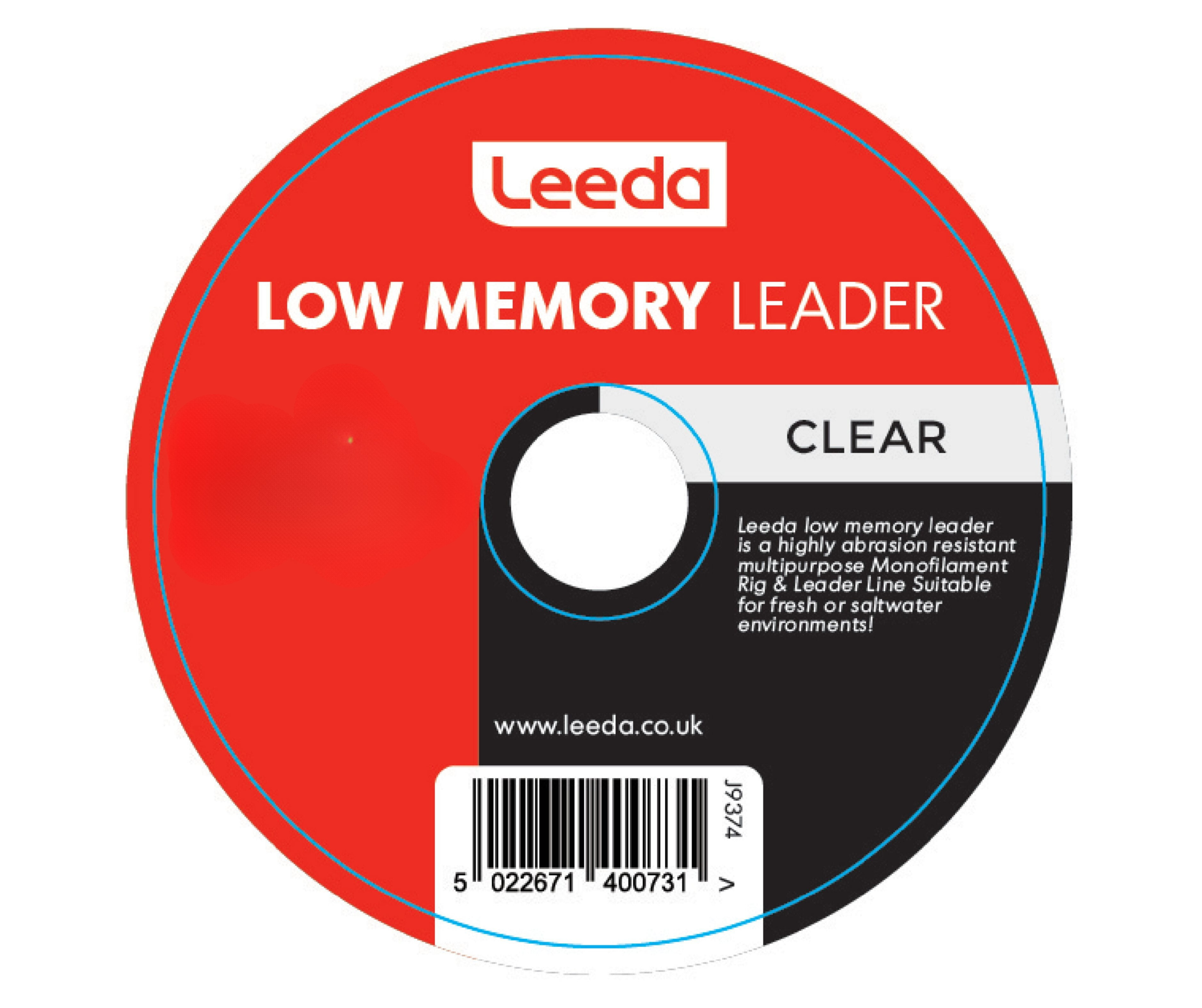 Leeda Low Memory Mono Shock / Snag Leader - Carp Fishing | Catfishing