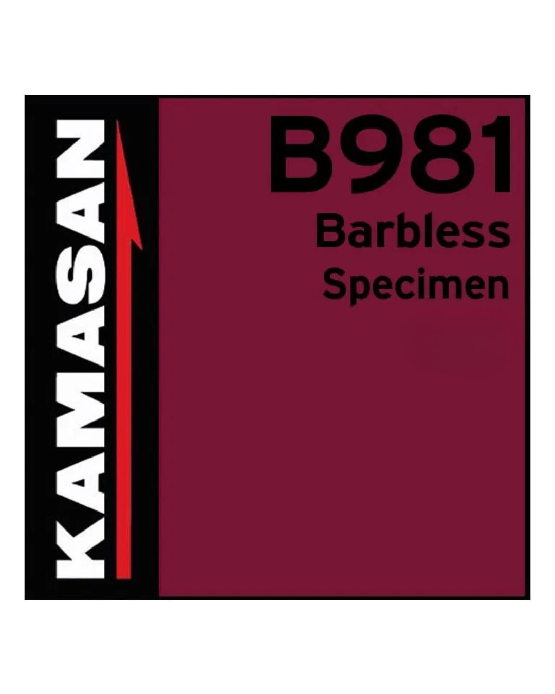 Kamasan B981 Specimen Hook Range