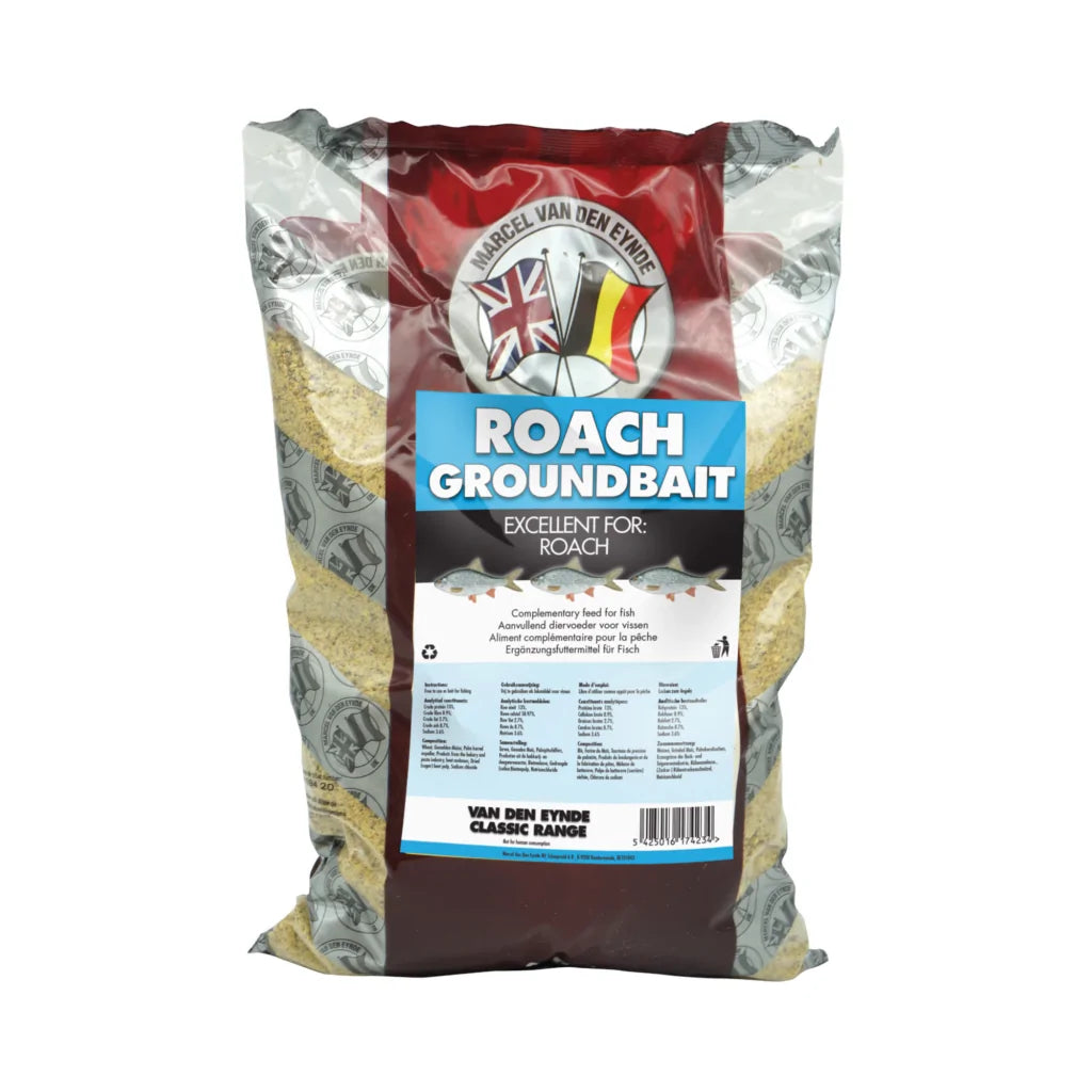 Van Den Eynde Grounbait Range - 2kg Bags - Bream, Roach, Feeder, Blak Earth