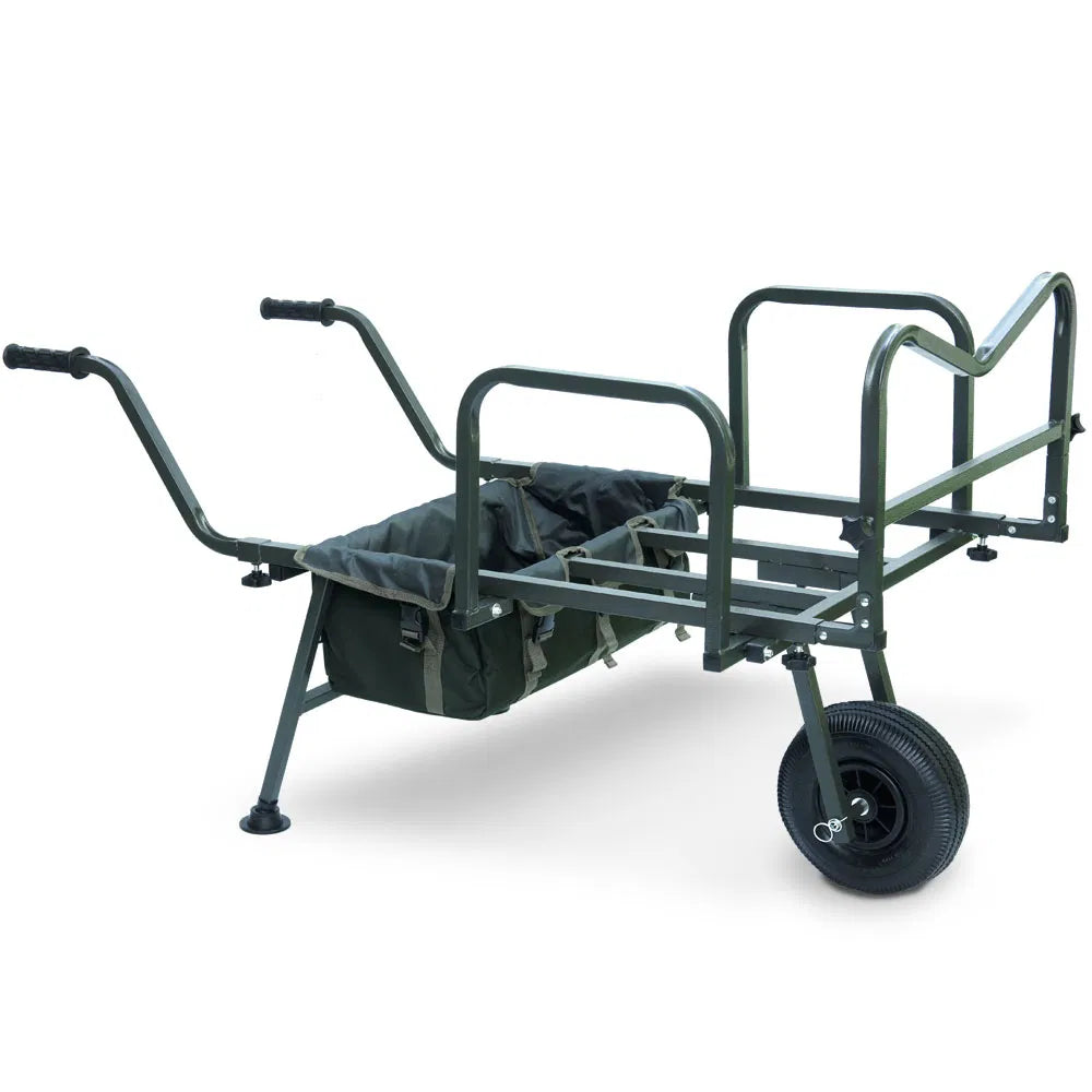 Specimen Carp Fishing Barrow- 1- and 2-Wheel Options - Inc Storage Bag