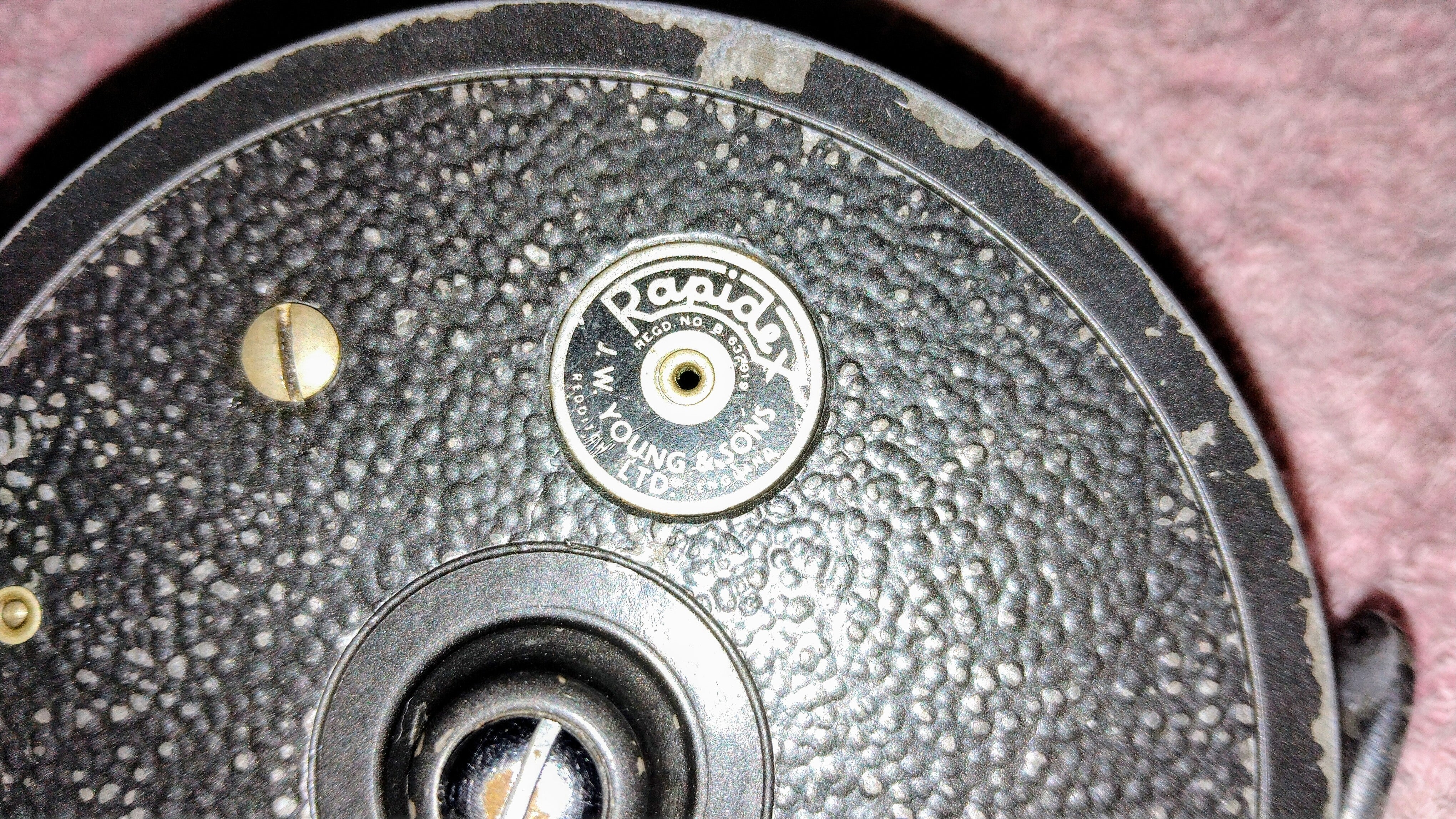 J W Young & Son Rapidex Centrepin Reel - Vintage Trotting Float Fishing Reel