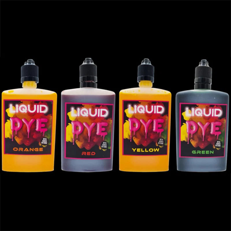 Bait-Tech Liquid Bait Dye 100ml with Betaine - Red, Yellow, Green, Orange Colourant