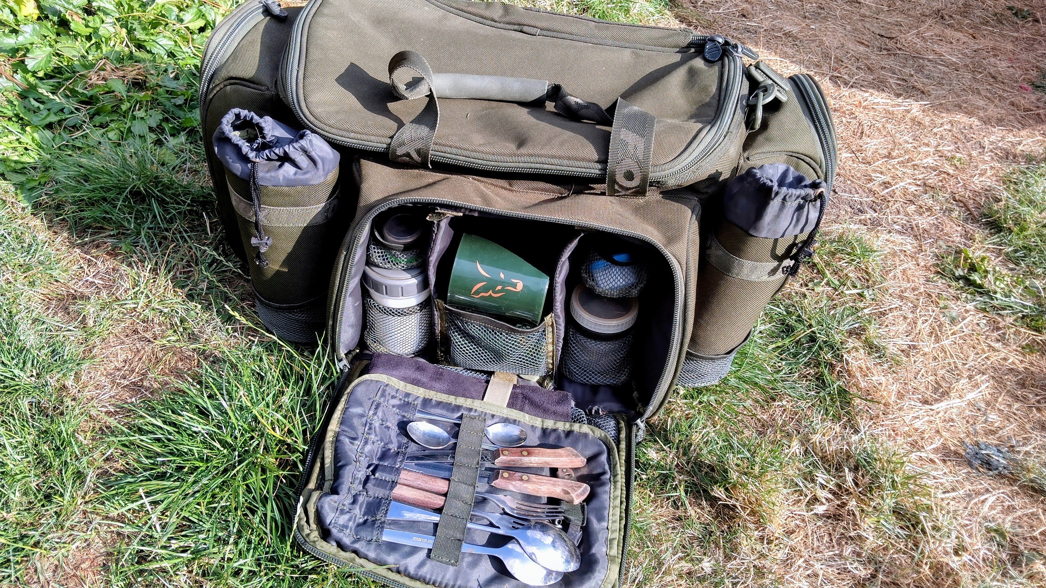 Fox Royale Cooler Food Bag System Complete Bivvy Kitchen Set Carp Angling