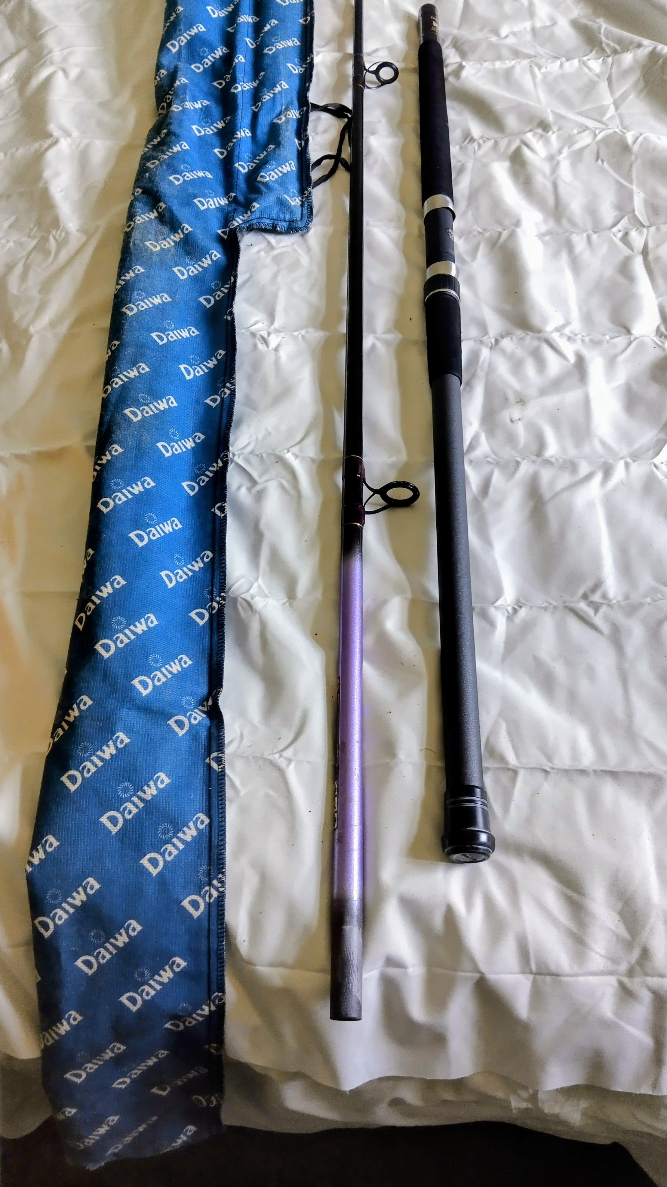 Daiwa Carbon Cruiser Uptide Rod 9ft 6in 4-10oz Sea Fishing Boat Rod Bag CCU410