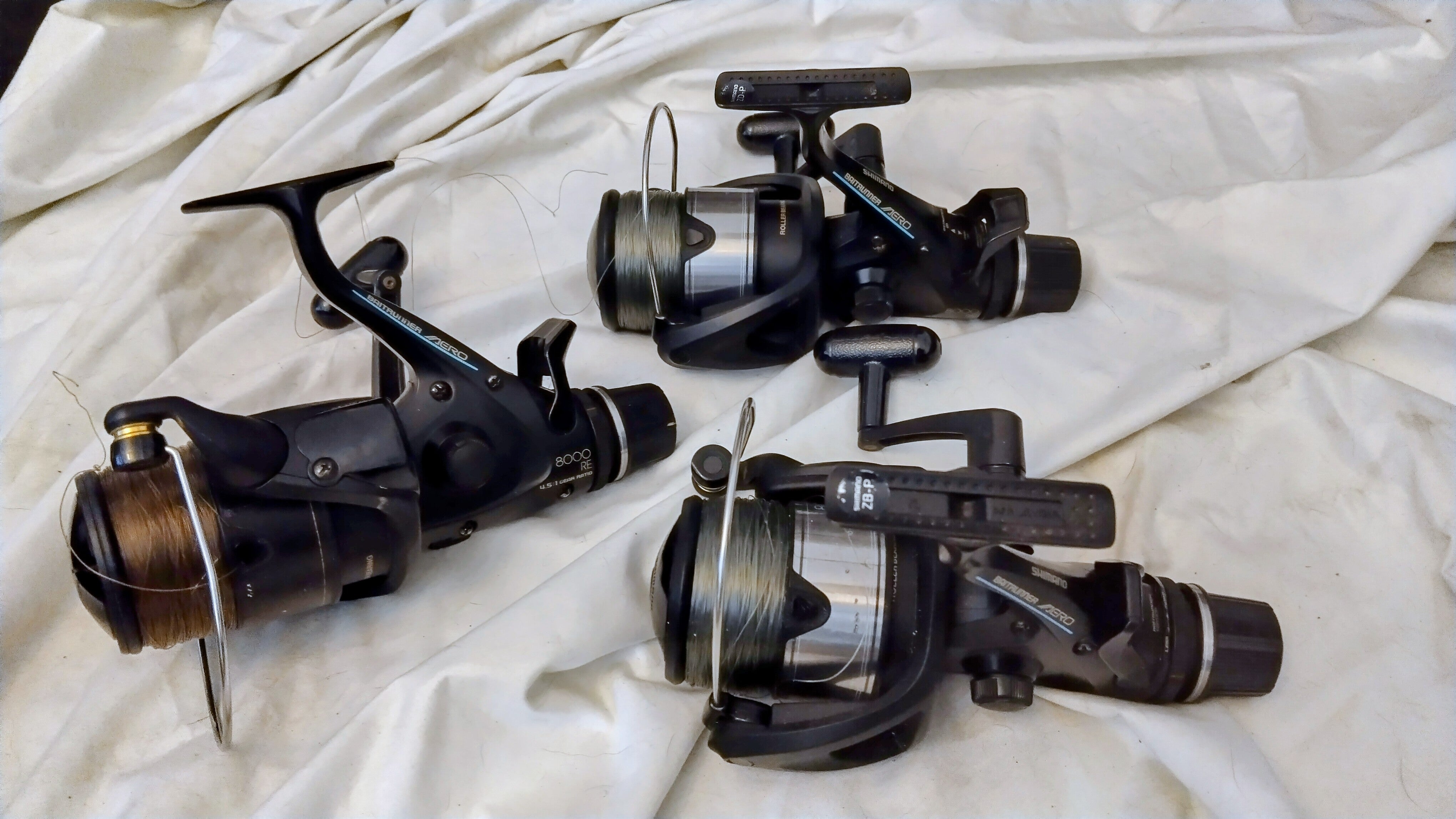 Shimano Aero GTE 8000RE Baitrunner Reel - Very Good Condition