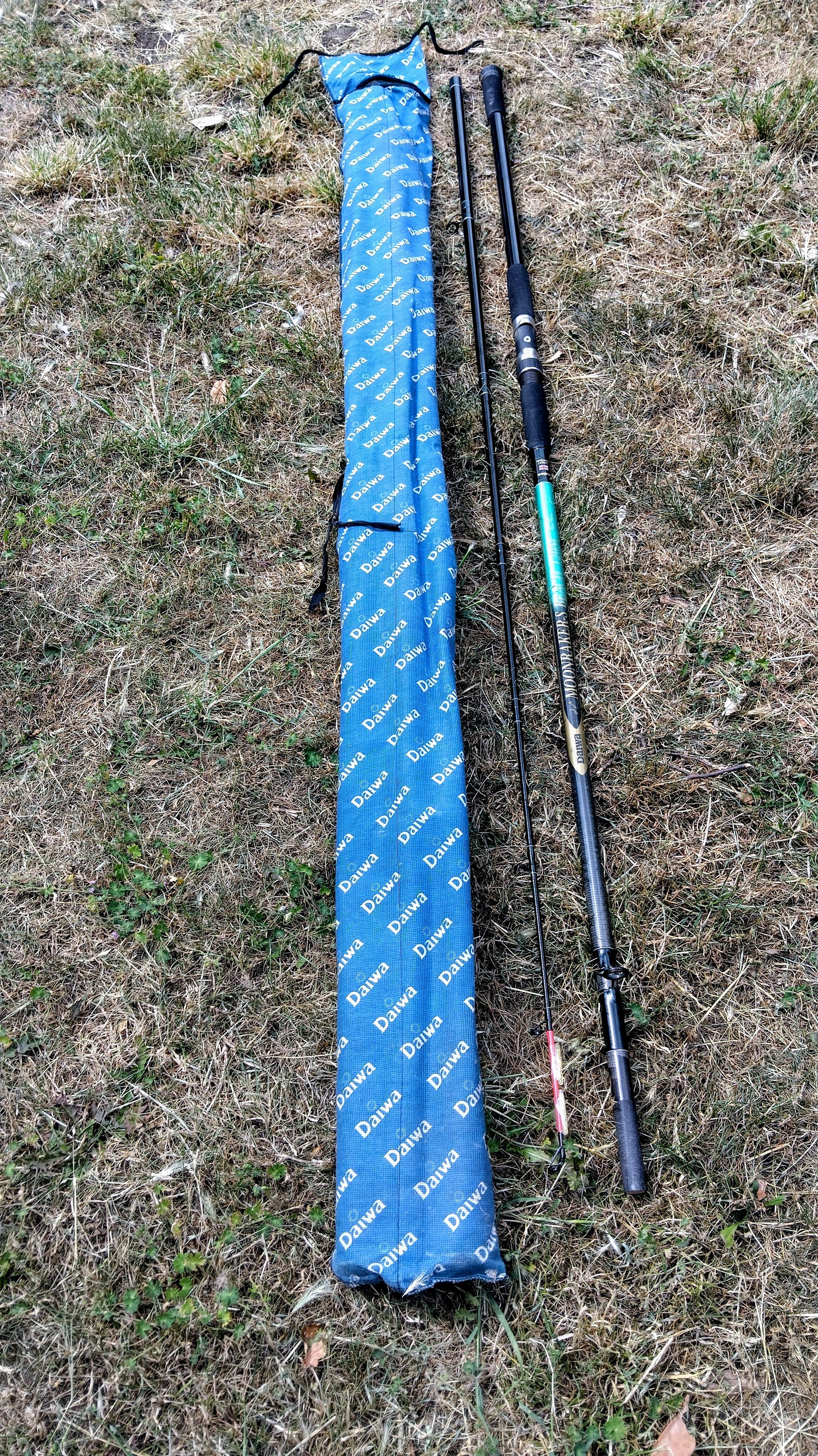 Vintage Daiwa Paul Kerry Moonraker-S 120M Sea Fishing Rod (Model MR-SS120M) – Complete with Original Cloth Bag