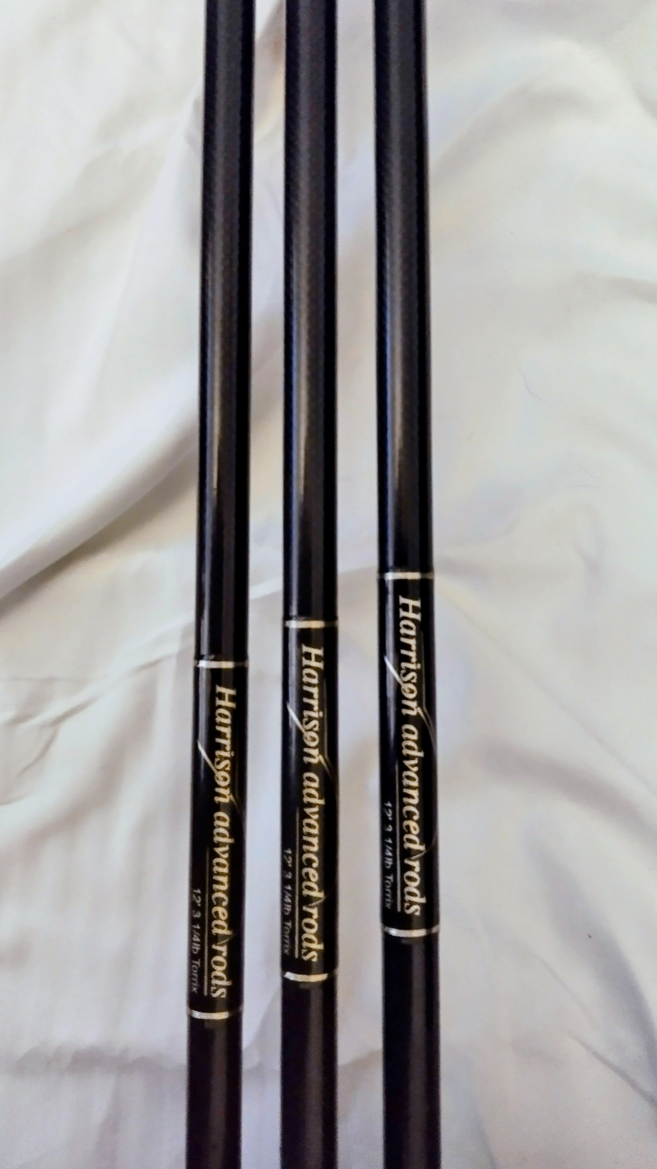 Set of 3 Harrison Torrix 12ft 3.25lb Carp Rods