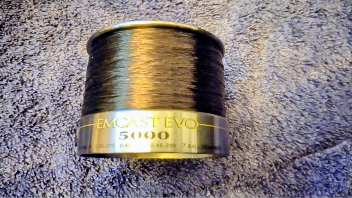 Daiwa Emcast Evo 5000 Big Pit Carp Fishing Reel & S/Spool VGC