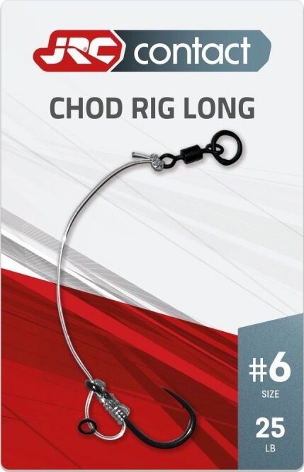 JRC Contact Pre-Tied Hair Rigs Ronnie Chod Rigs Packs of 3 Carp Fishing