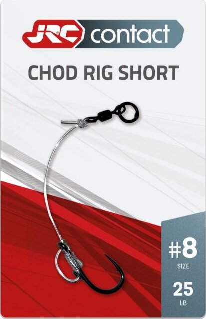 JRC Contact Pre-Tied Hair Rigs Ronnie Chod Rigs Packs of 3 Carp Fishing