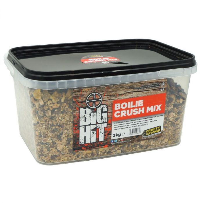 Crafty Catcher Big Hit 3kg Bait Buckets - Pellet Mix, Method Mix, Bag and Boat Mix