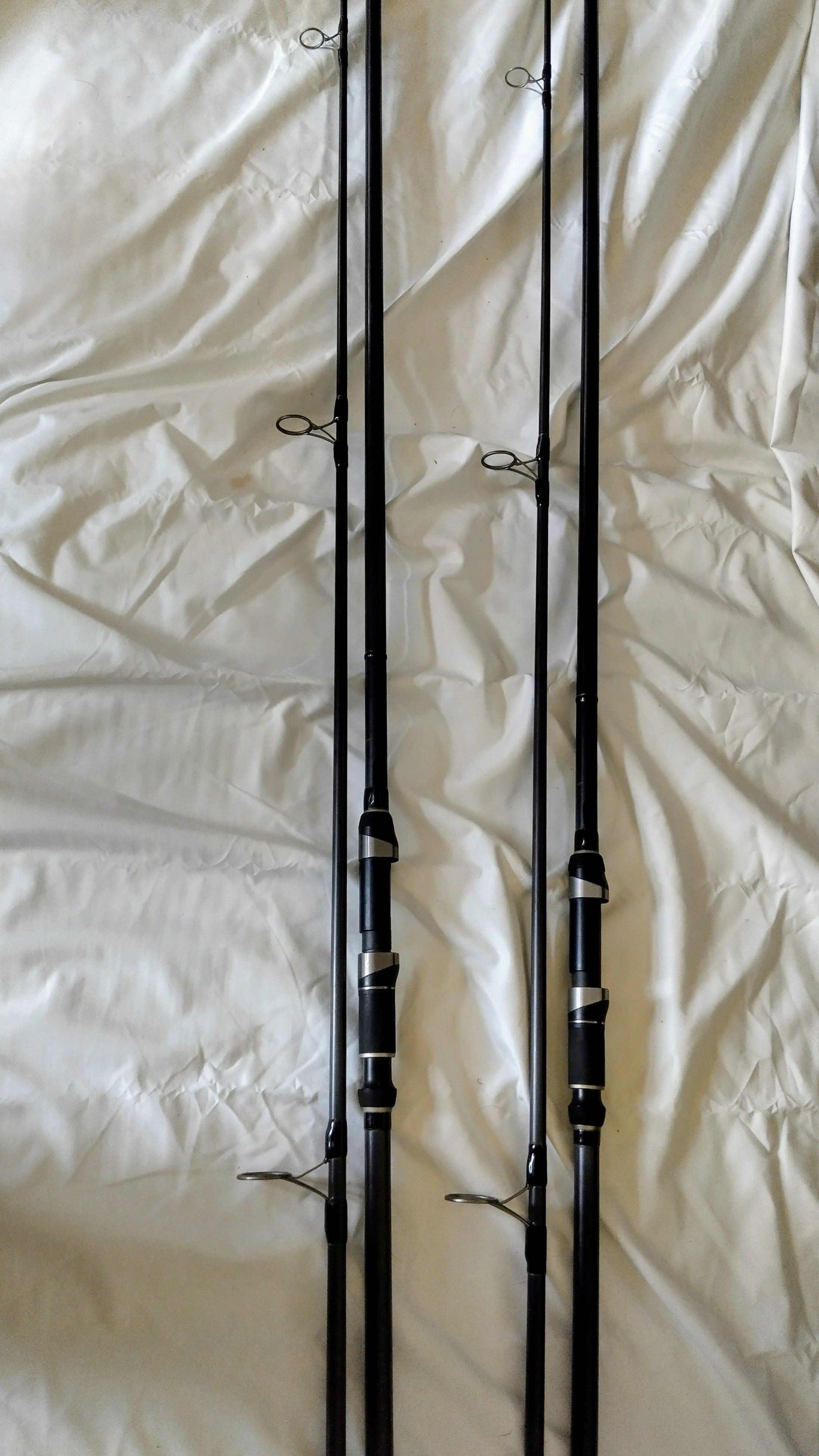 Shimano Catana Carp Rods 12ft 3lb Test Curve - Pair of Used Matching Fishing Rods