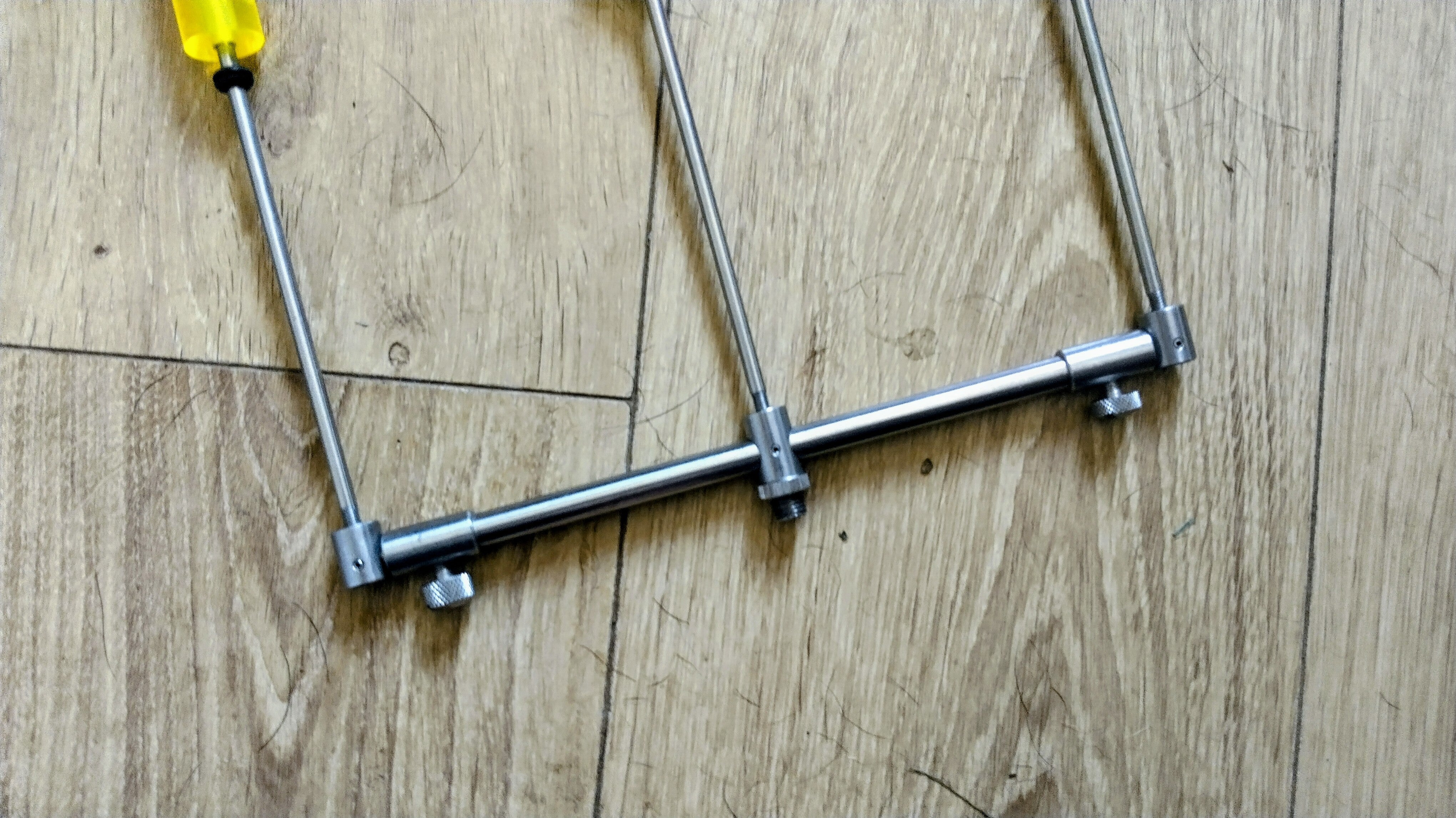 Vintage Solar Stainless 3 Rod Monkey Climber Set Buzz Bar Carp Fishing Tackle