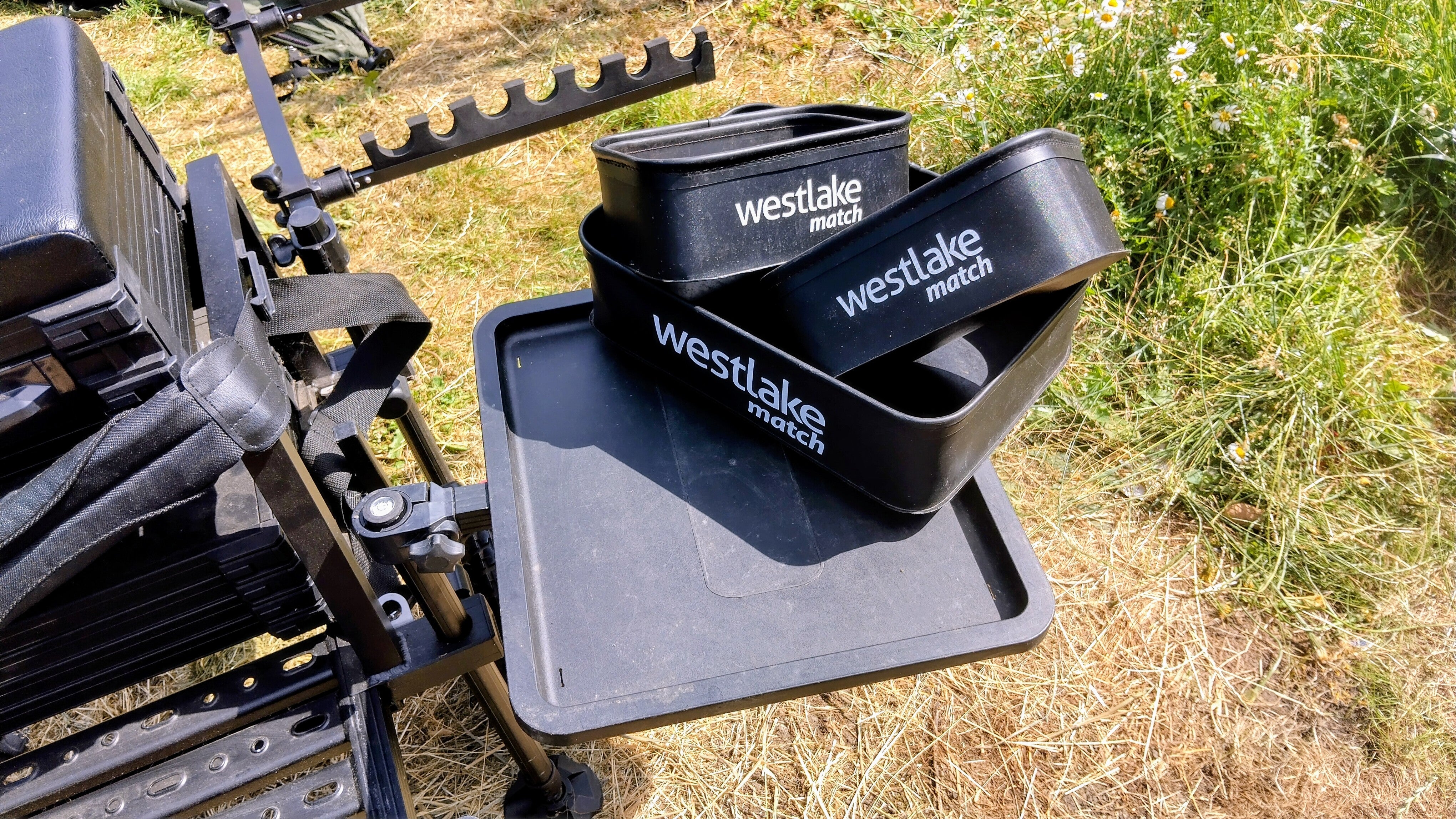 Westlake Special Match Fishing Seatbox with Footplate, Side Tray & Accessories