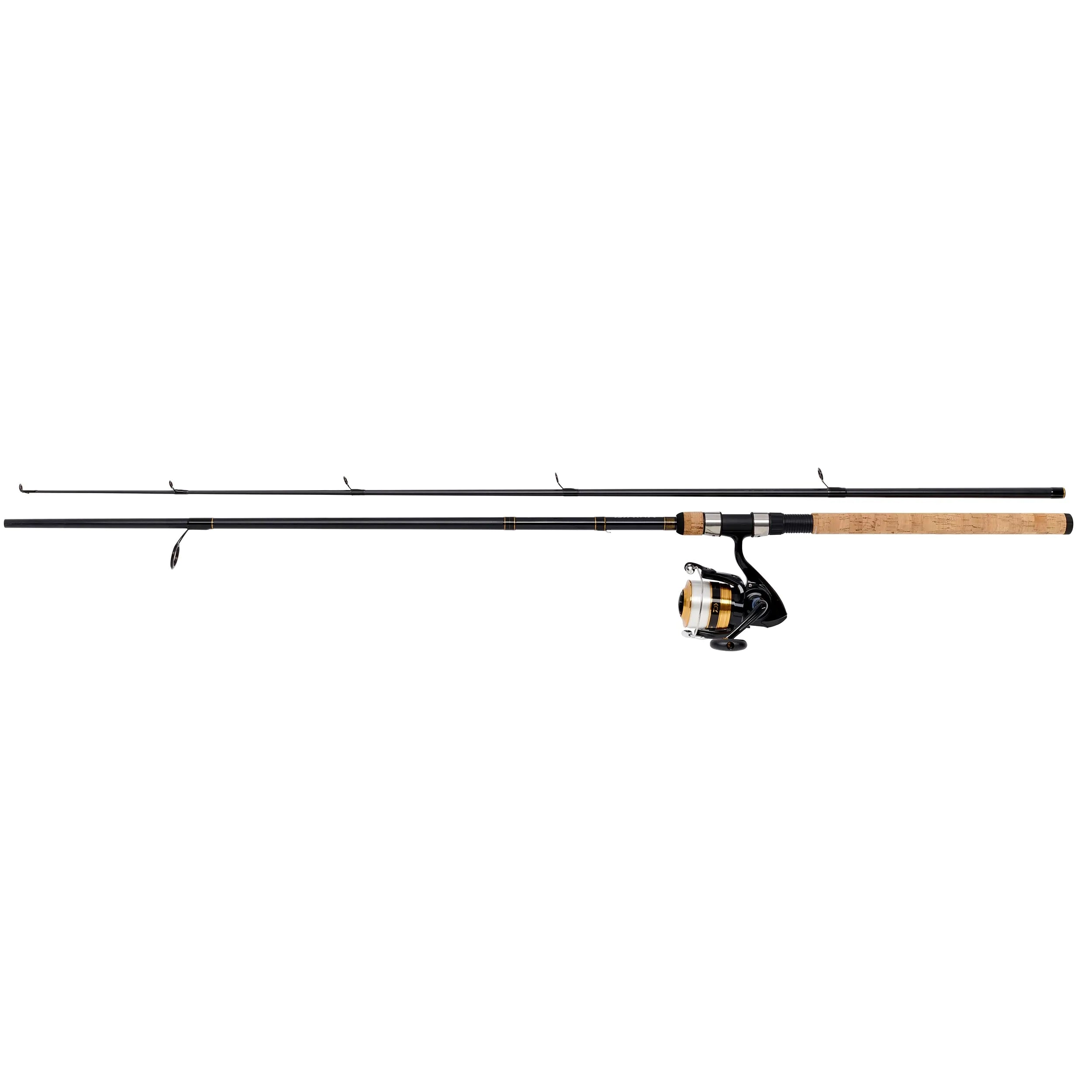 Daiwa D-Shock 7ft Spinning Combo | 2-Piece Rod & Reel Set | Pre-Spooled With Line