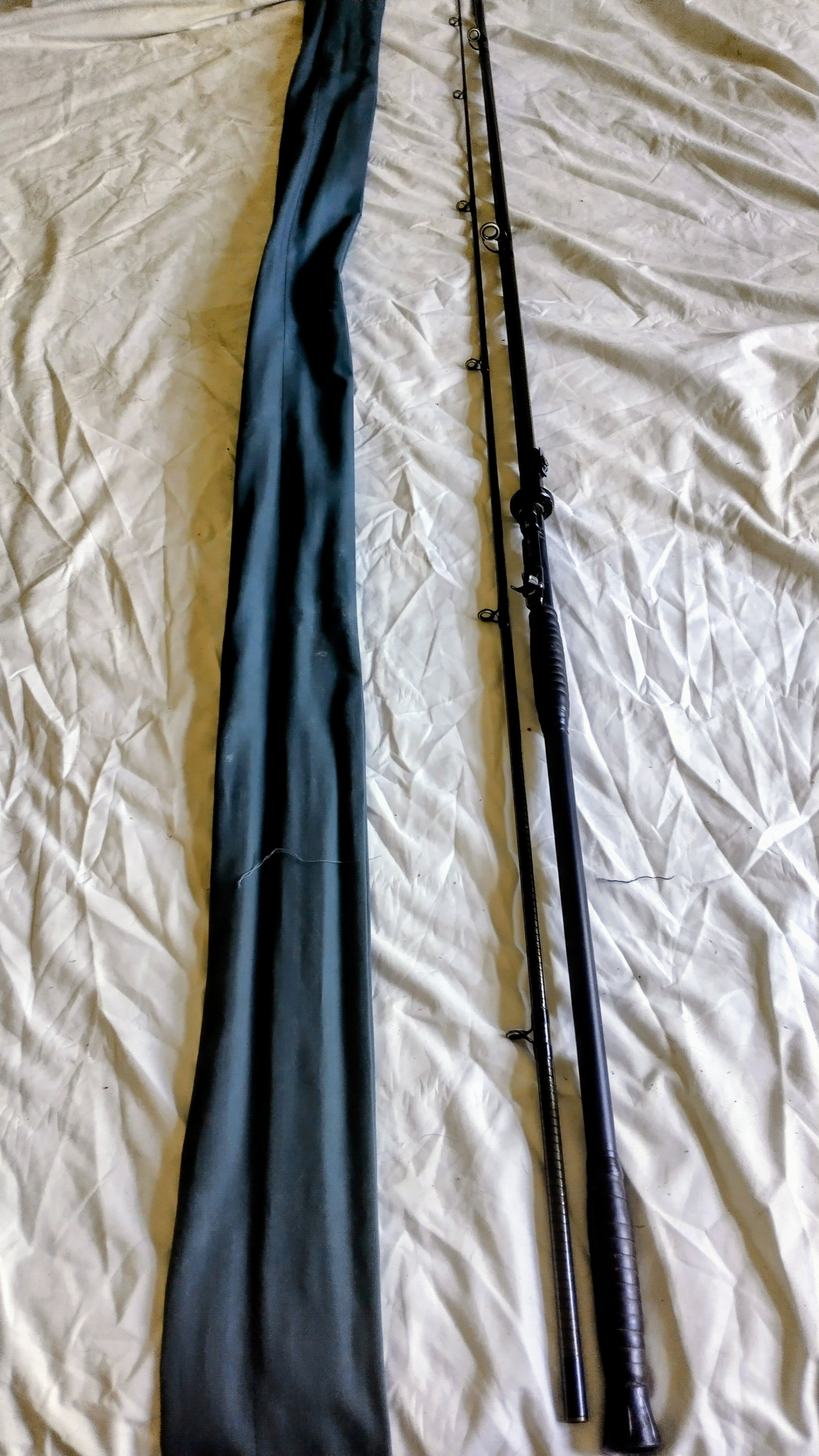 Graham Whiting Dynaflex Miracle 11ft Carp Rod 1.5lb TC Vintage Model 989469 Bag