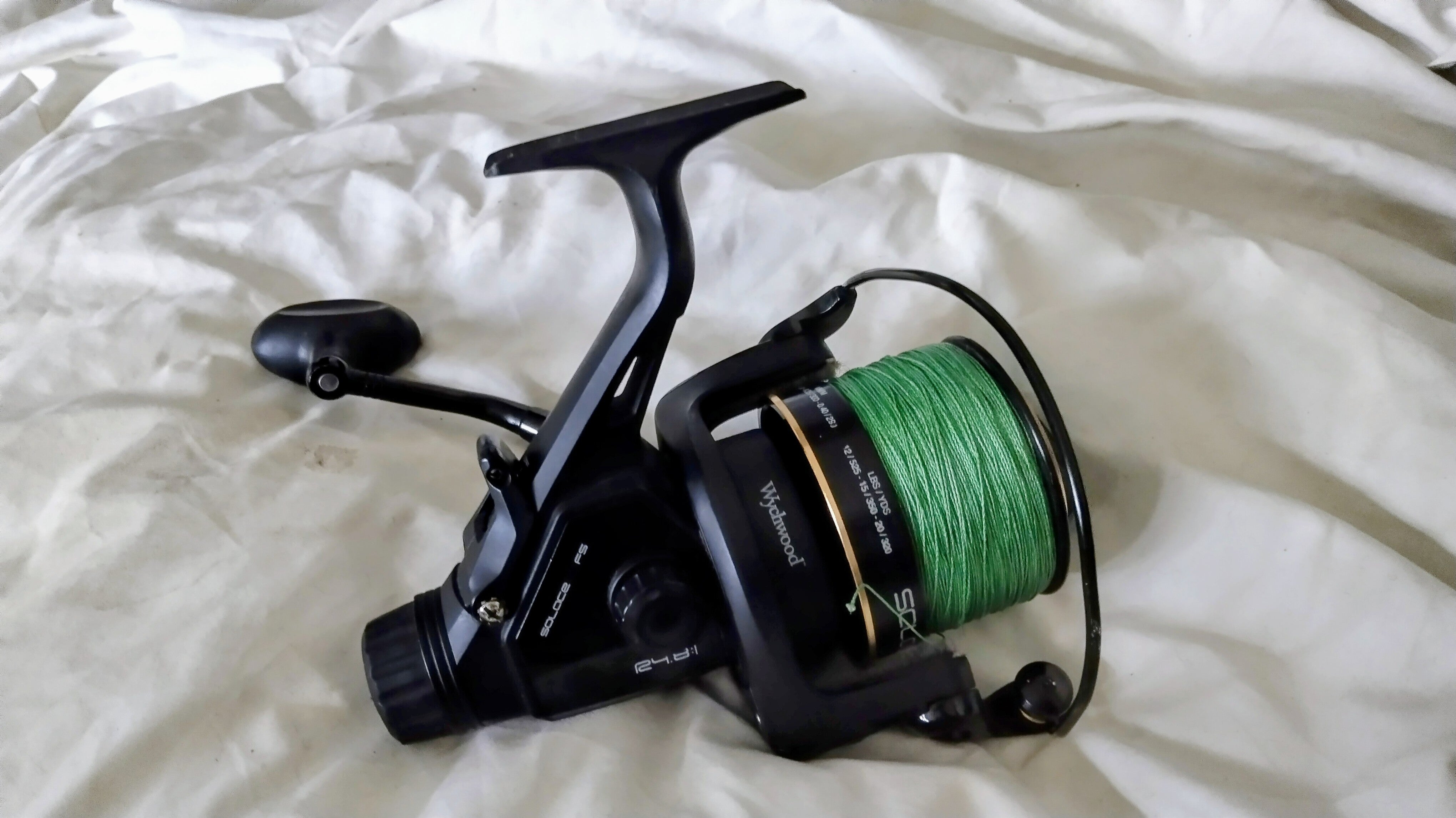 Wychwood Solace 65FS Runner Reel Loaded with 30lb Braid