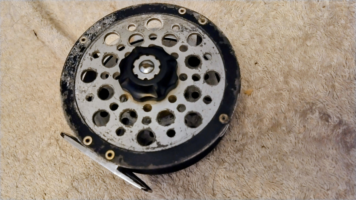 RARE Noris Shakespeare Fish Hawk Vintage Trout Fly Fishing Reel British