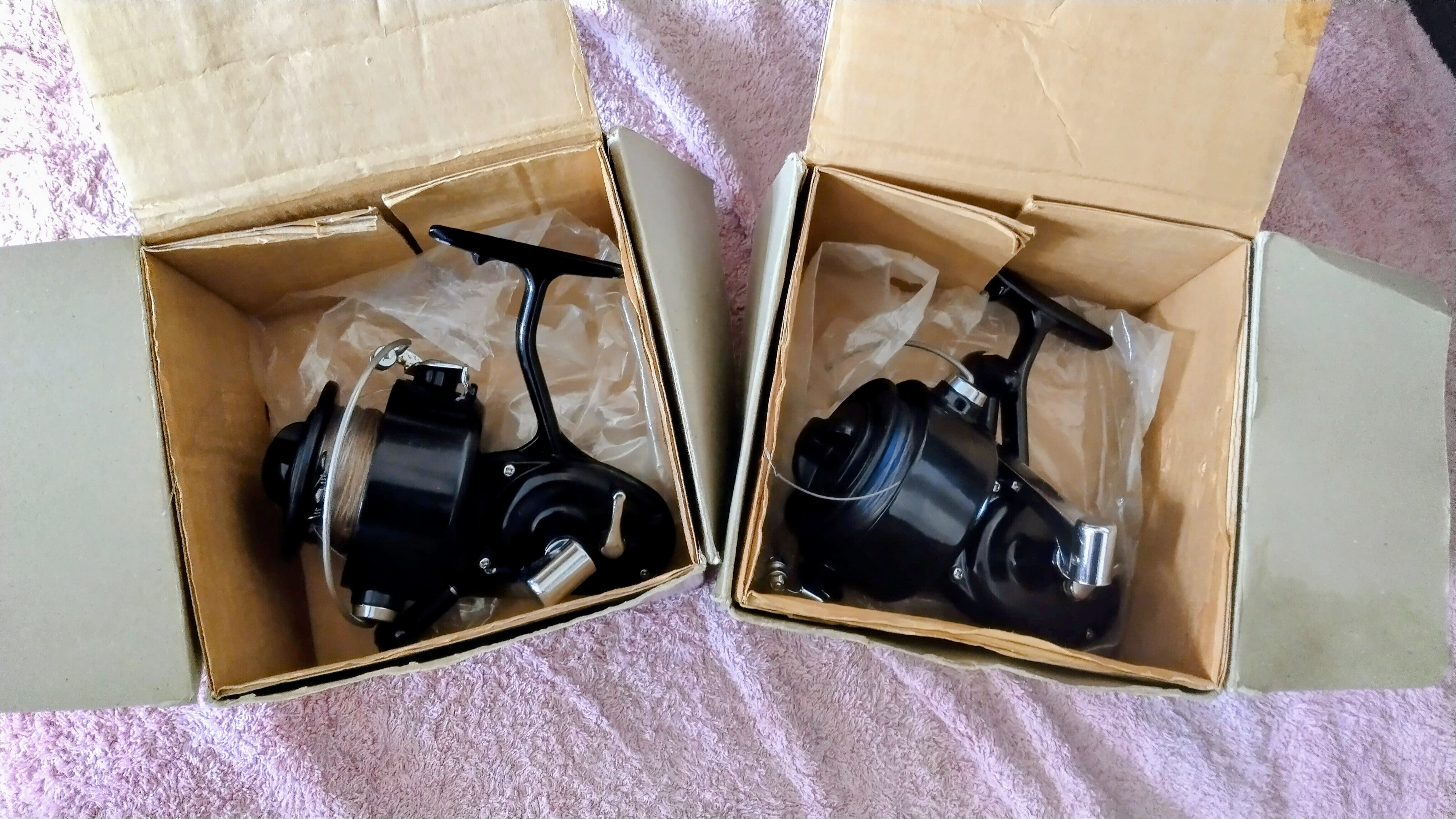 Pair of Gladding Intrepid Surfcast Reels - Boxed - Near Mint Condition Sea Fishing