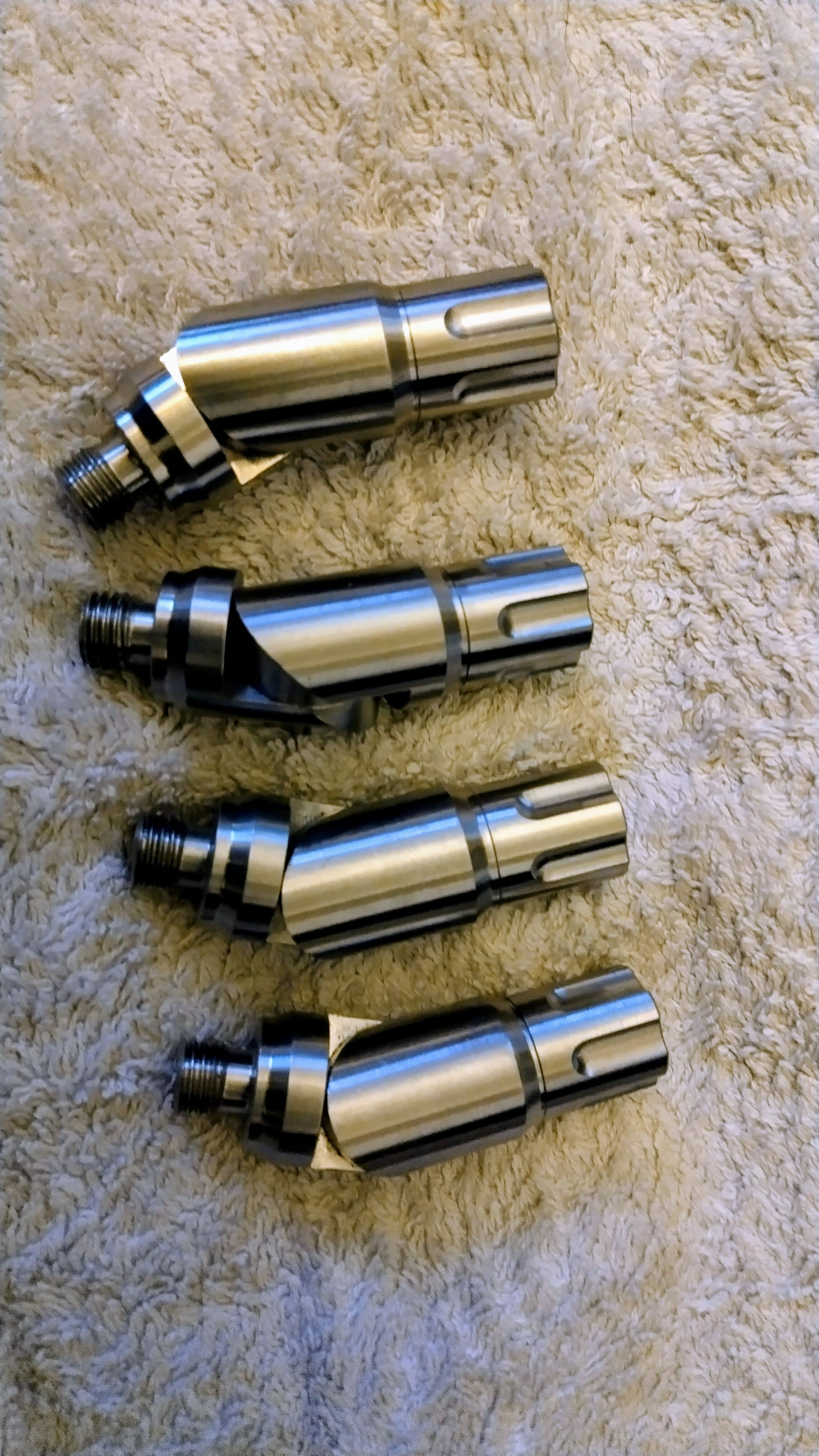 Set of 4 JAG High Tippers Bankstick Angle Adaptors Carp Fishing Tackle