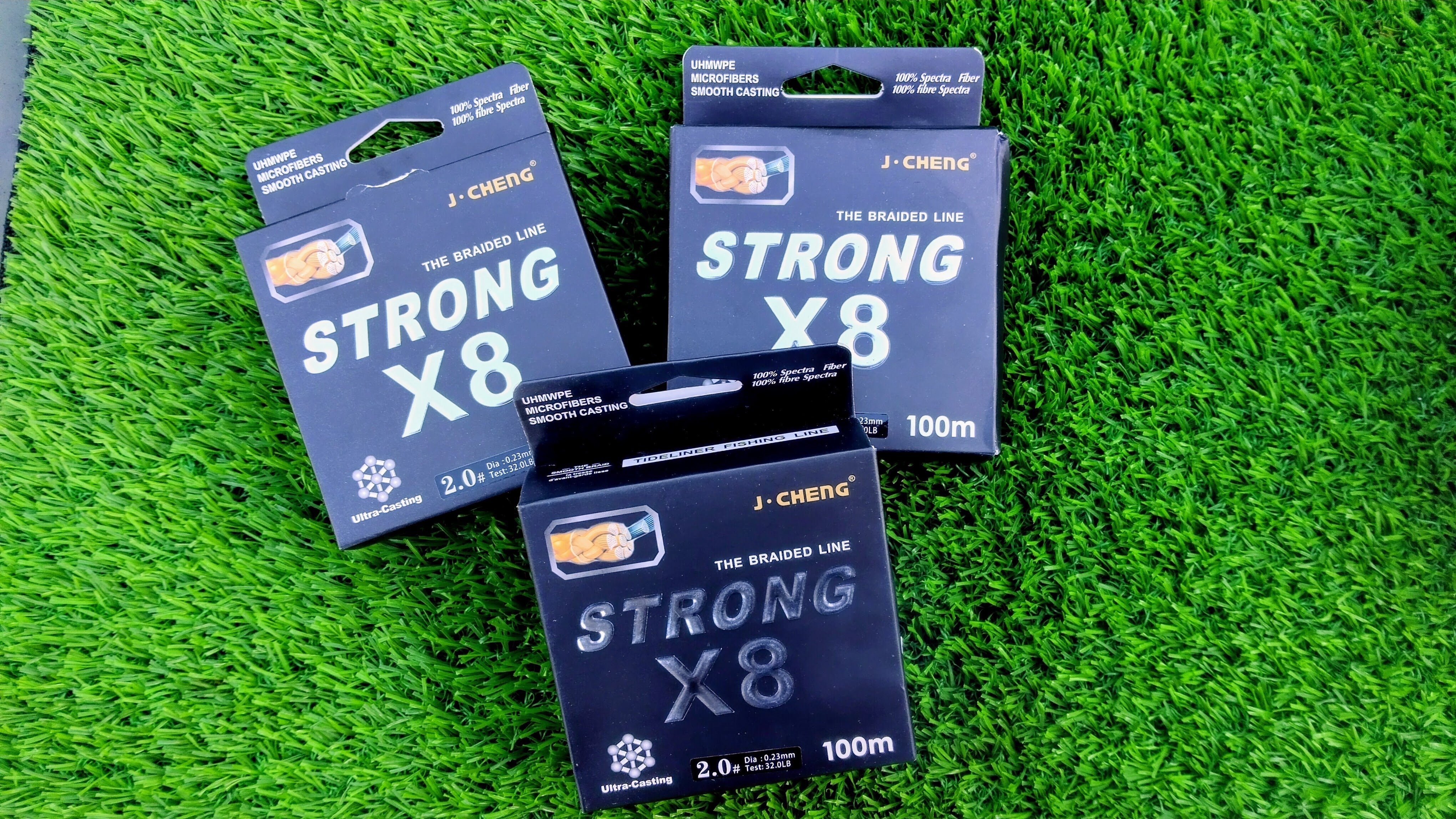 8-Strand Braided Mainline 32lb 0.23mm Green 100m - Carp & Pike Deadbait Braid