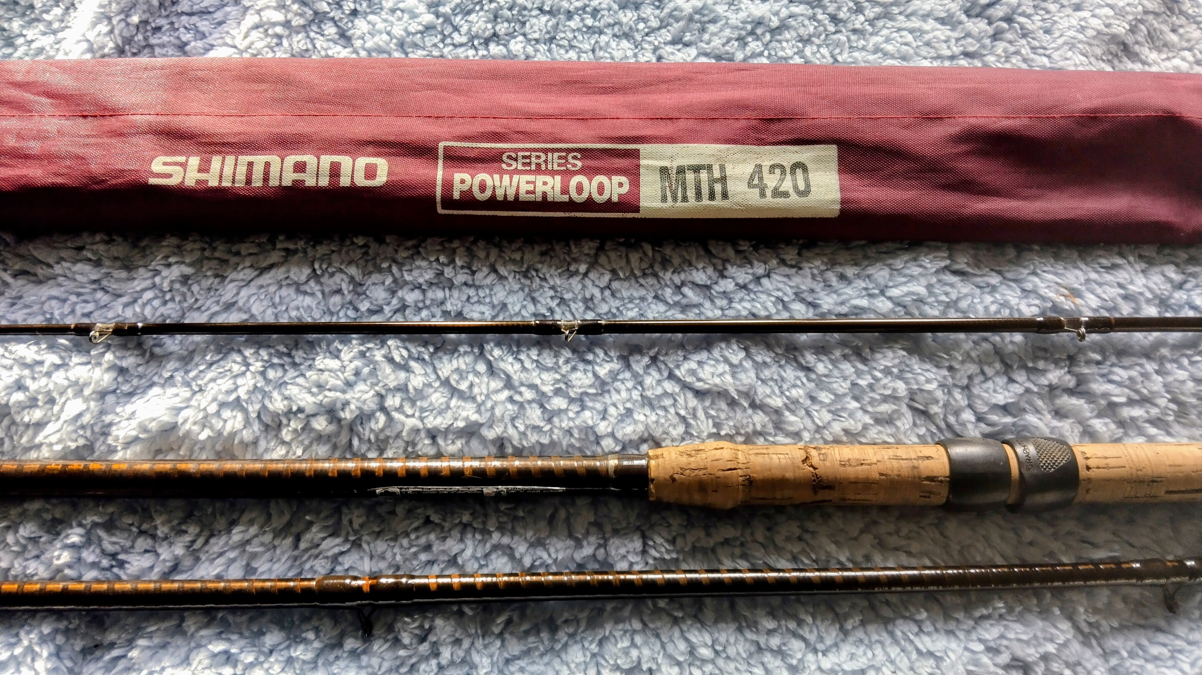 Shimano Powerloop 4.2. Match Rod MTH420 - 3pc Float Fishing Rod - Rare 14' Model