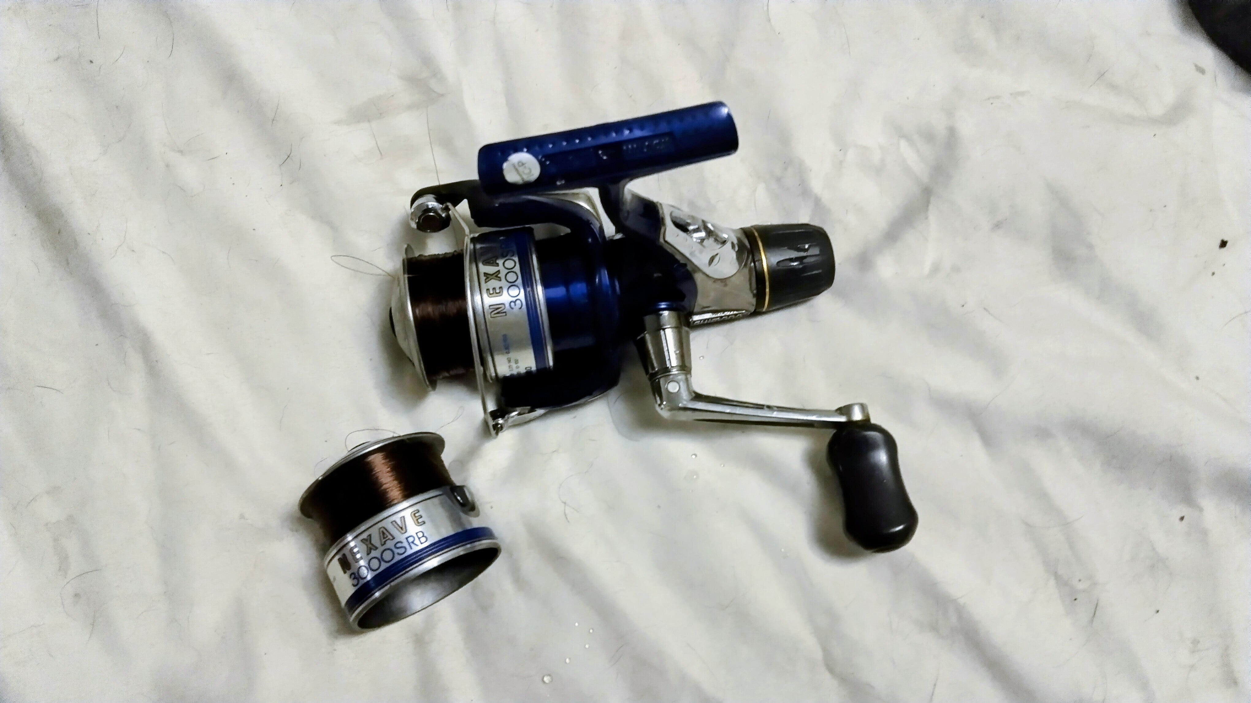 Shimano Nexave 3000SRB Match Reel + Spare Spool - Shallow Rear Drag Light Use
