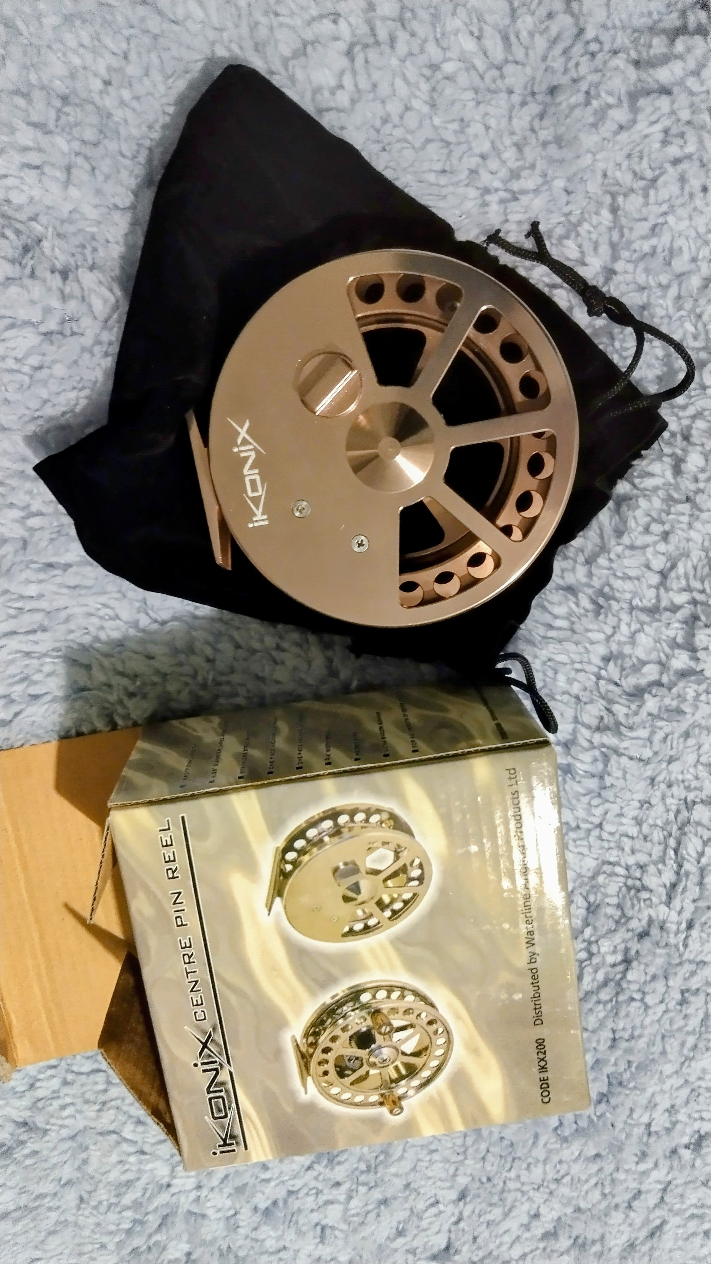 Ikonix 4.25” Centrepin Reel - Ultra Smooth River Trotting Fishing Reel