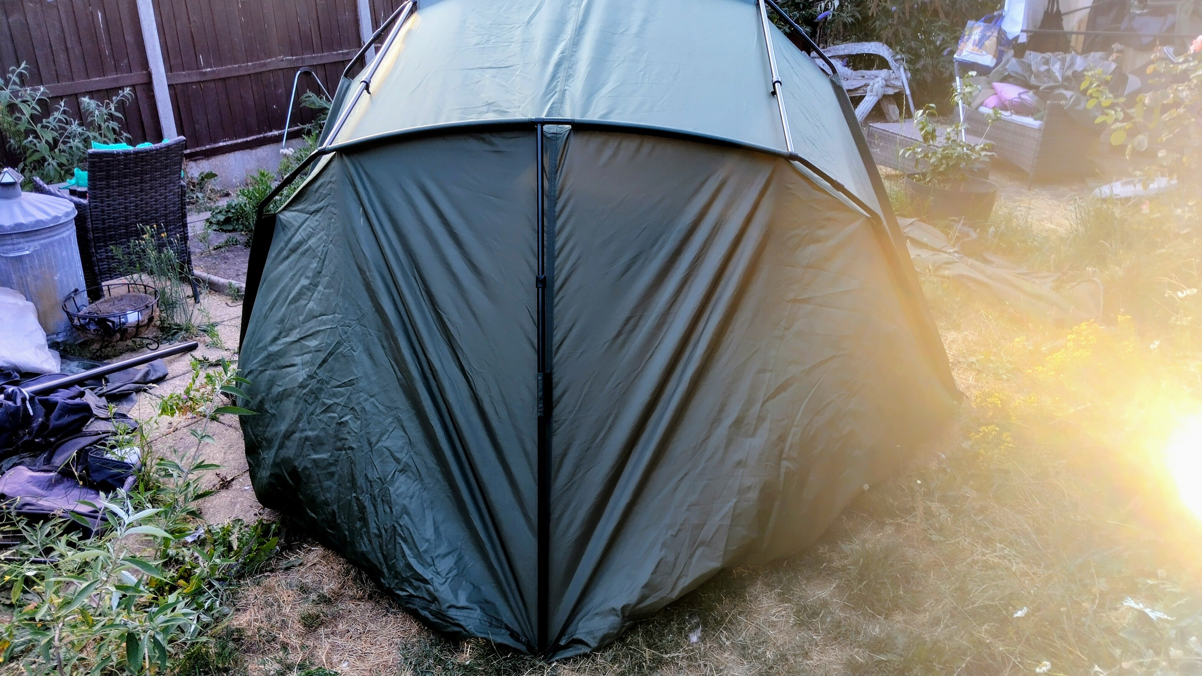 Korum Mk II Day Shelter Fishing Bivvy Umbrella - Excellent Condition - Fast Post
