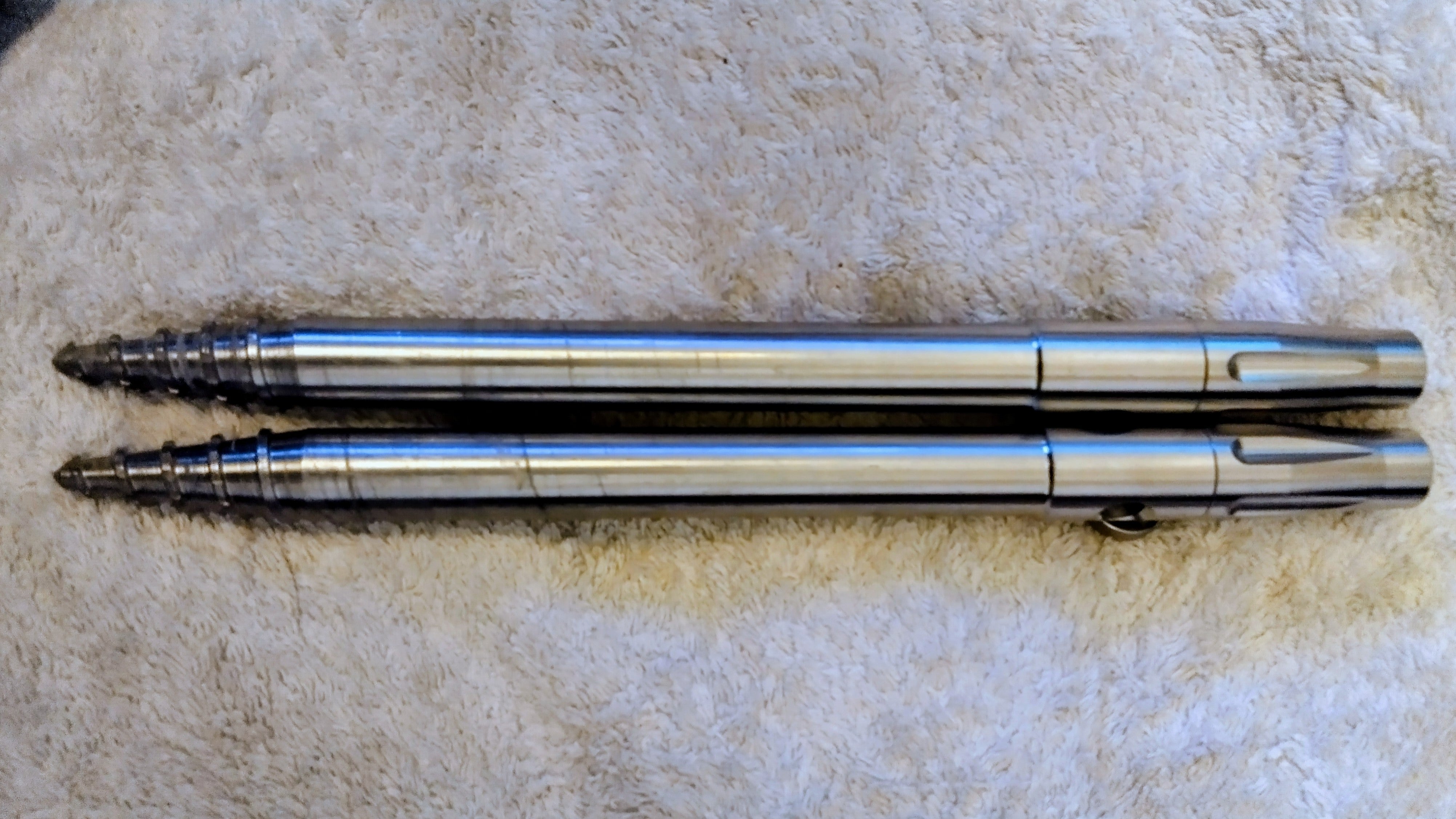 Pair JAG Products 316 Stainless 10" Xcavator Banksticks Carp Fishing Hard Ground