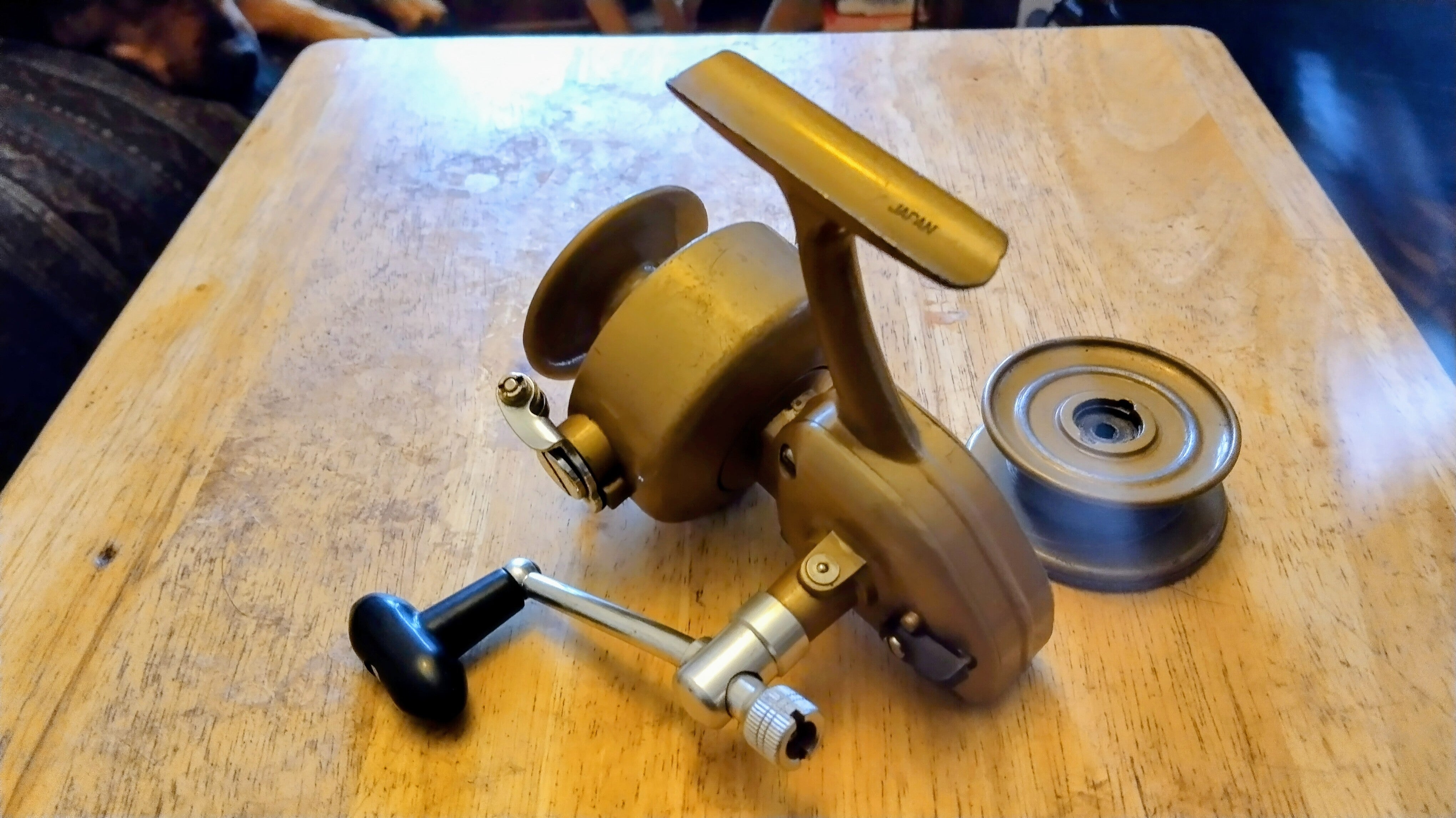 Vintage Diamond Super Deluxe 800 Spinning Reel - Made in Japan - Good Working Order