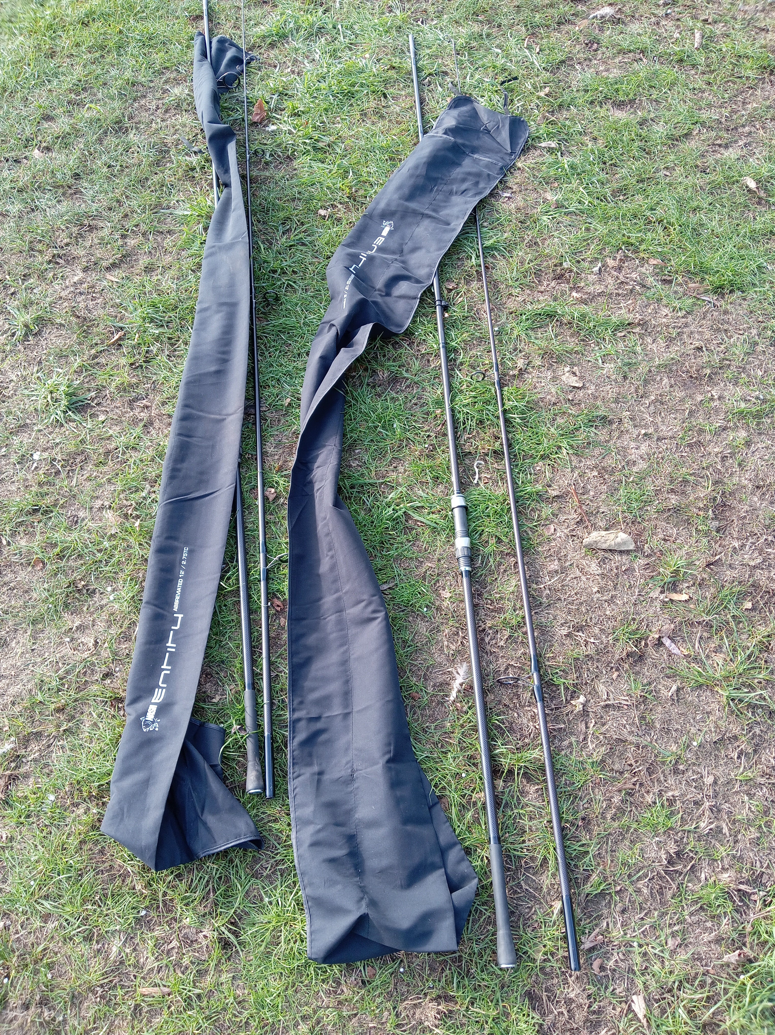 SALE! PAIR Nash Entity 12ft 2.75lb Carp Rods | Used | COLLECTION ONLY
