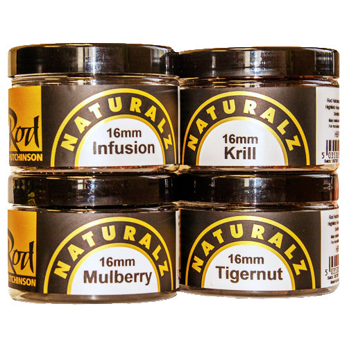 Rod Hutchinson Naturalz Wafter and Fluoro Wafter Carp Fishing Hookbaits