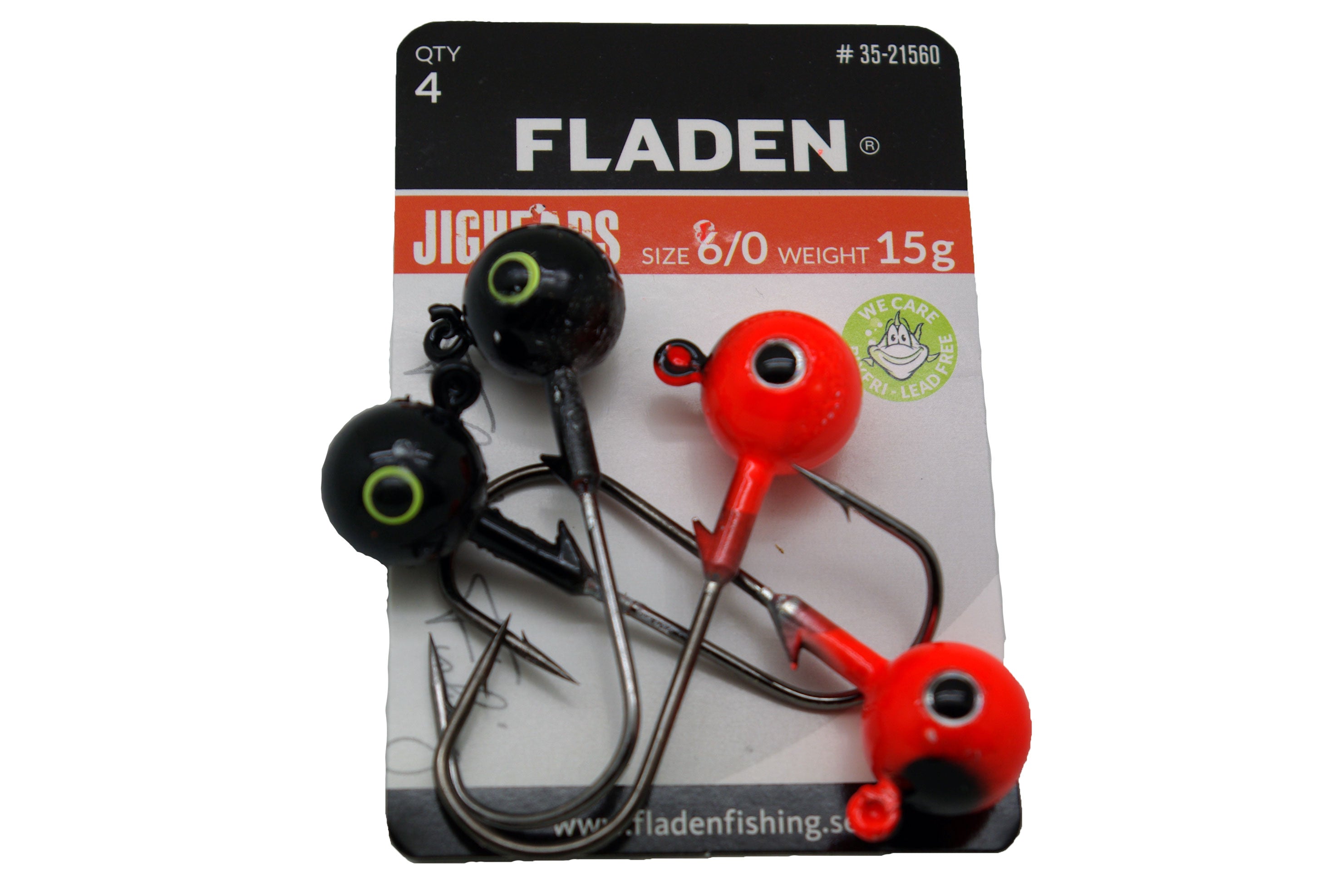 FLADEN Non-Toxic Round Jigheads | Lure Fishing Jigs Sea Freshwater Casting