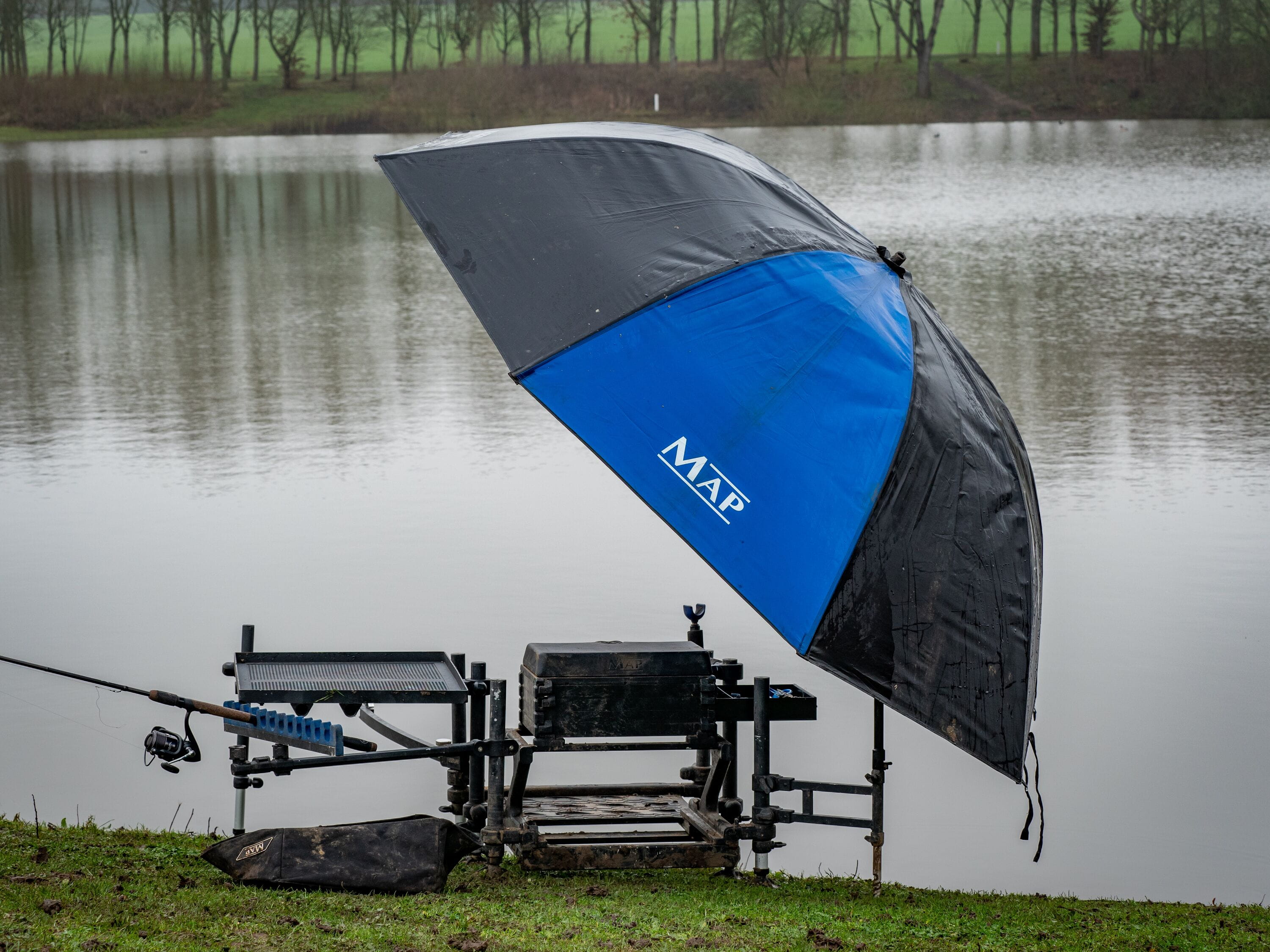 MAP 50 Inch Nubrolli Umbrella Coarse Fishing Shelter Waterproof Brolly