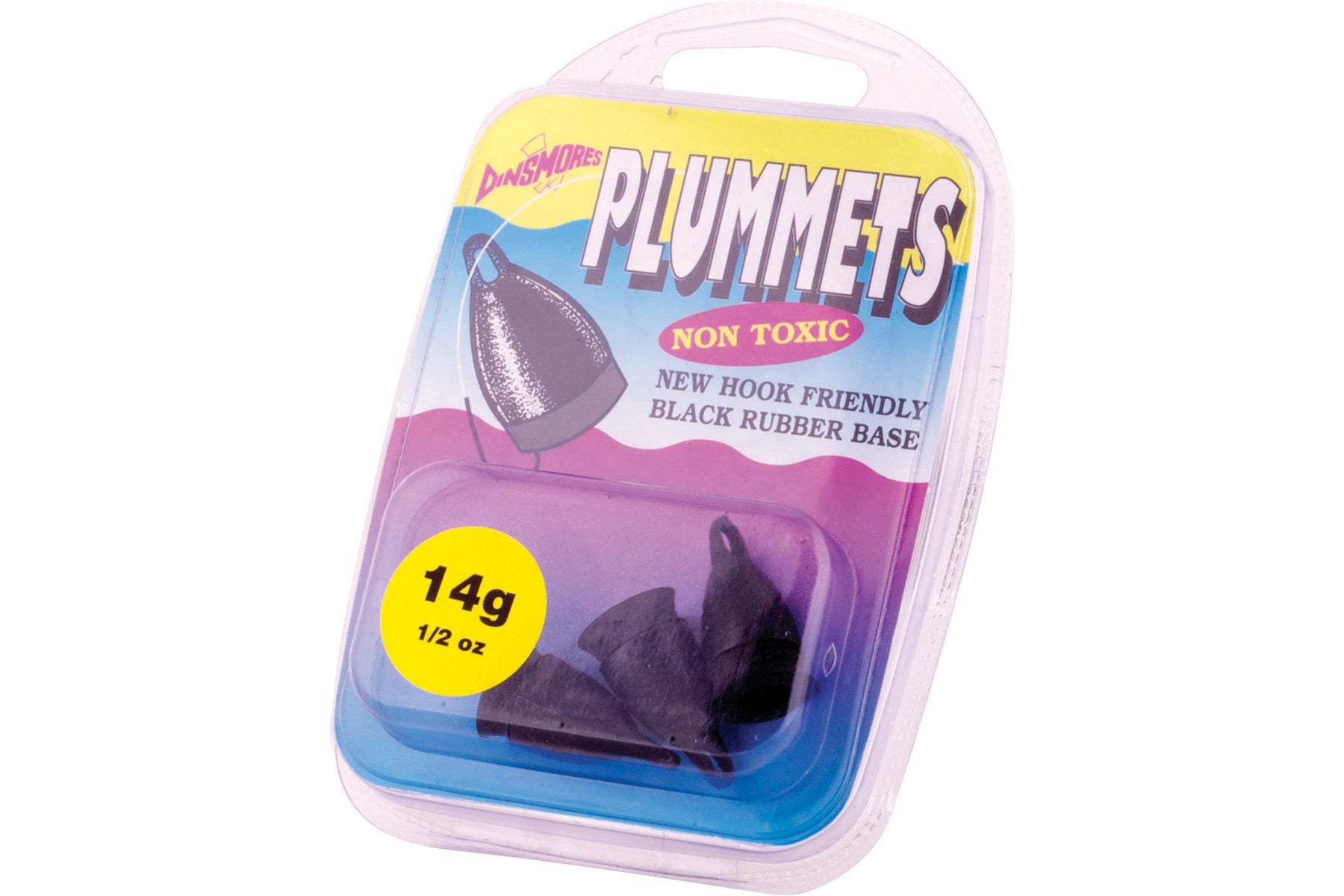 Dinsmores 1oz Bungee Plummets - Pack/2 - For Depth-Finding In Weed